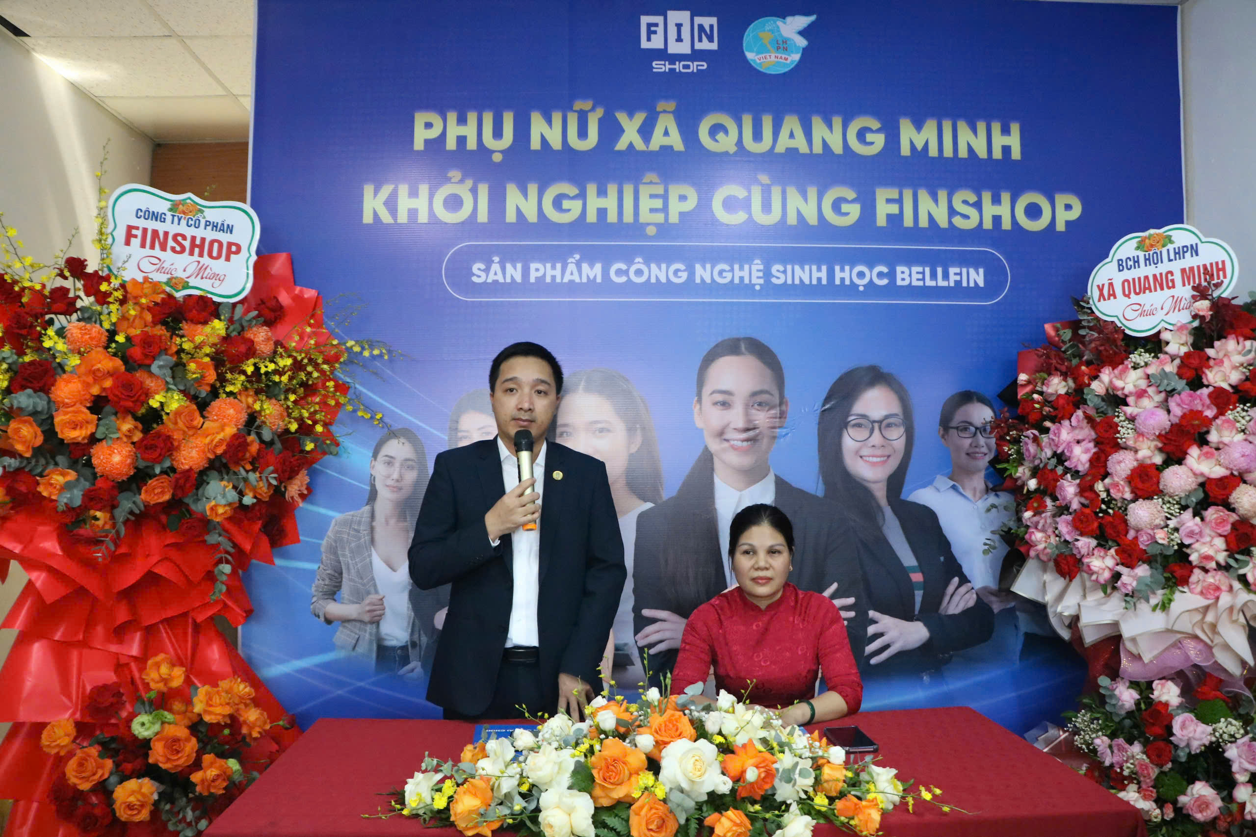 Hội LHPN xã Quang Minh ra mắt điểm hỗ trợ phụ nữ khởi nghiệp - ảnh 7