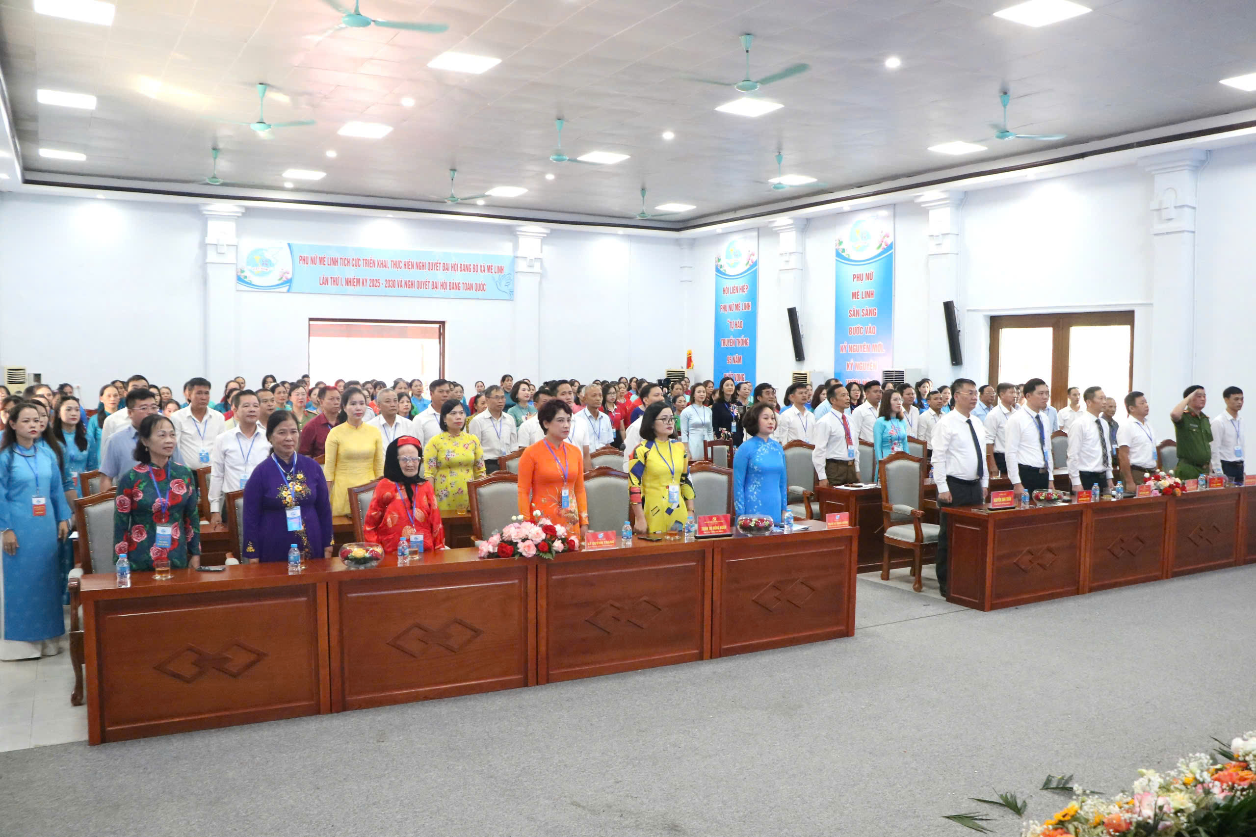Phụ nữ Mê Linh “Đoàn kết - Dân chủ - Đổi mới - Đột phá - Phát triển” góp phần xây dựng tổ chức Hội vững mạnh - ảnh 1