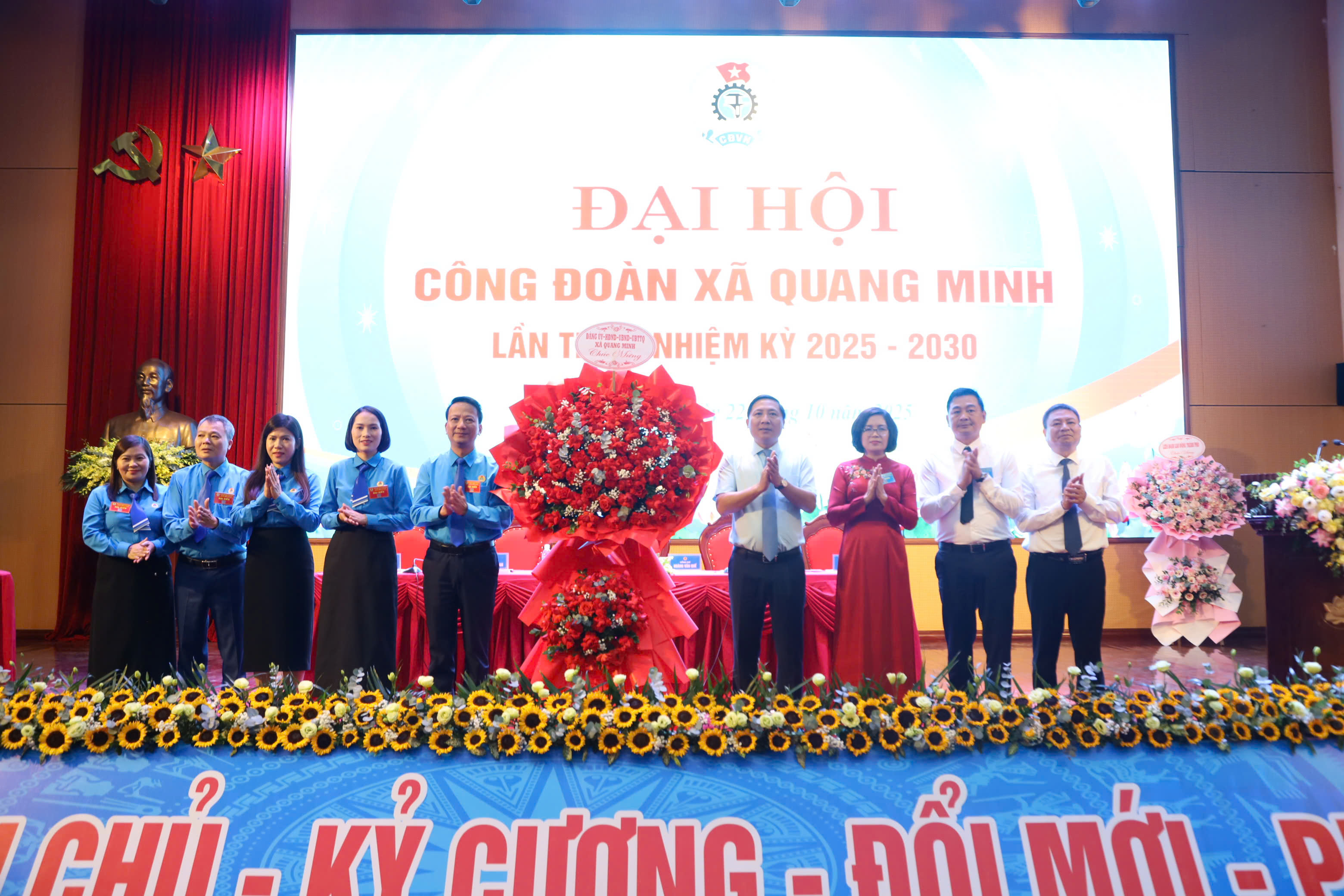 Đại hội Công đoàn xã Quang Minh lần thứ I, nhiệm kỳ 2025-2030 thành công tốt đẹp - ảnh 2