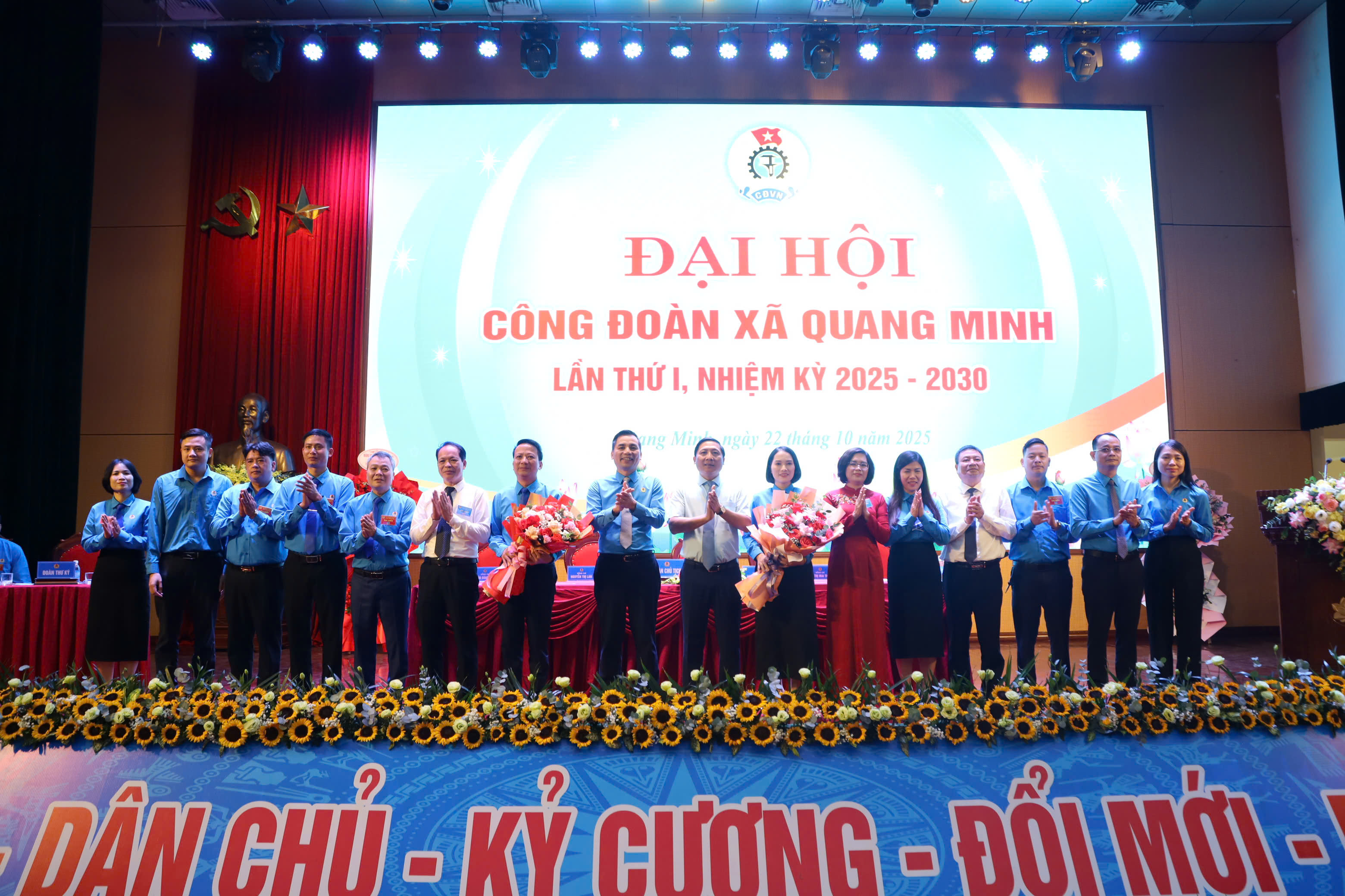 Đại hội Công đoàn xã Quang Minh lần thứ I, nhiệm kỳ 2025-2030 thành công tốt đẹp - ảnh 5