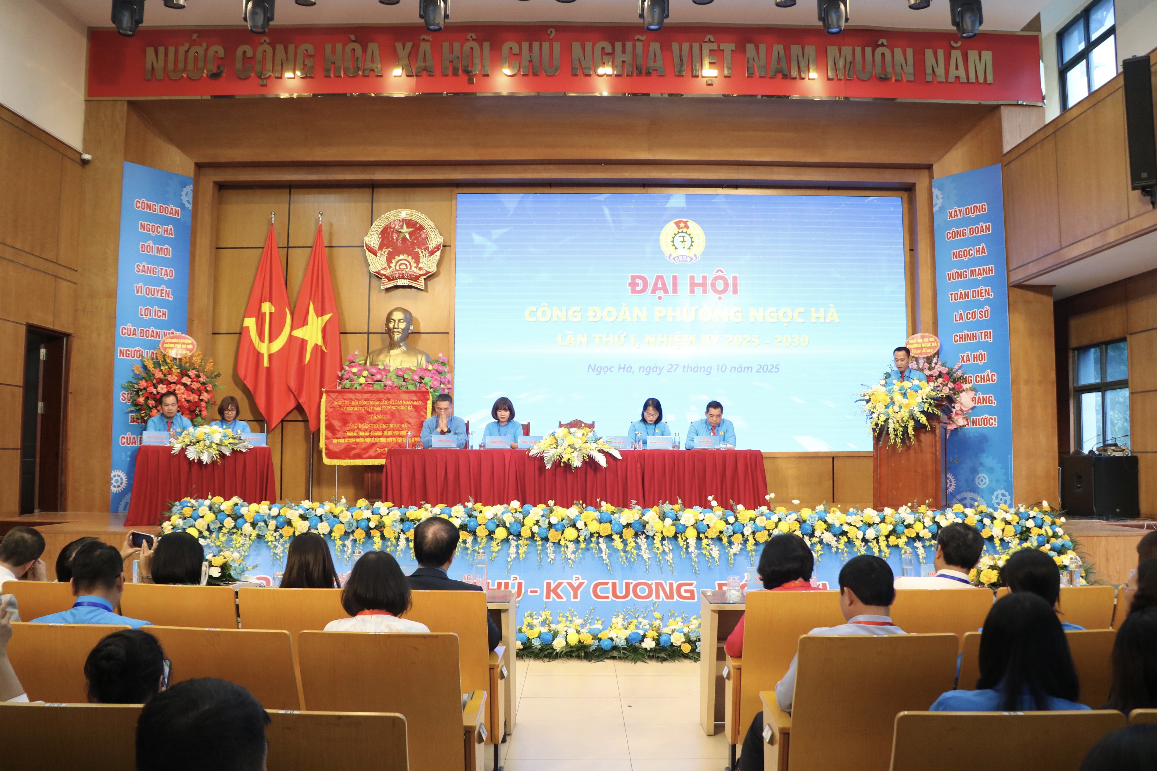 Đại hội Công đoàn phường Ngọc Hà lần thứ I, nhiệm kỳ 2025-2030: “Đoàn kết - Dân chủ - Kỷ cương - Đổi mới - Phát triển” - ảnh 3