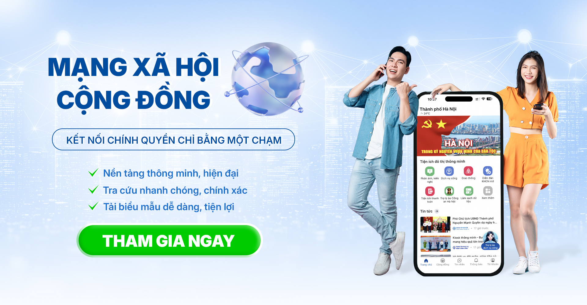 Ứng dụng iHanoi ra mắt tính năng mới nhiều tiện ích - ảnh 1