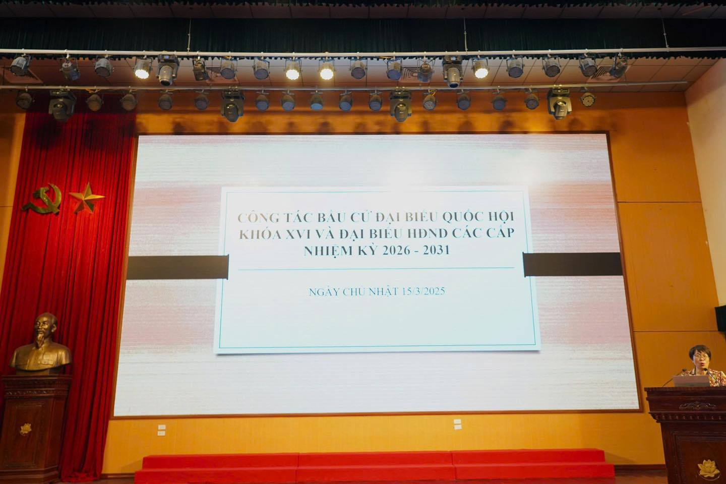 Xã Quang Minh tập huấn nghiệp vụ công tác bầu cử đại biểu Quốc hội khóa XVI và đại biểu HĐND các cấp nhiệm kỳ 2026 – 2031 - ảnh 2