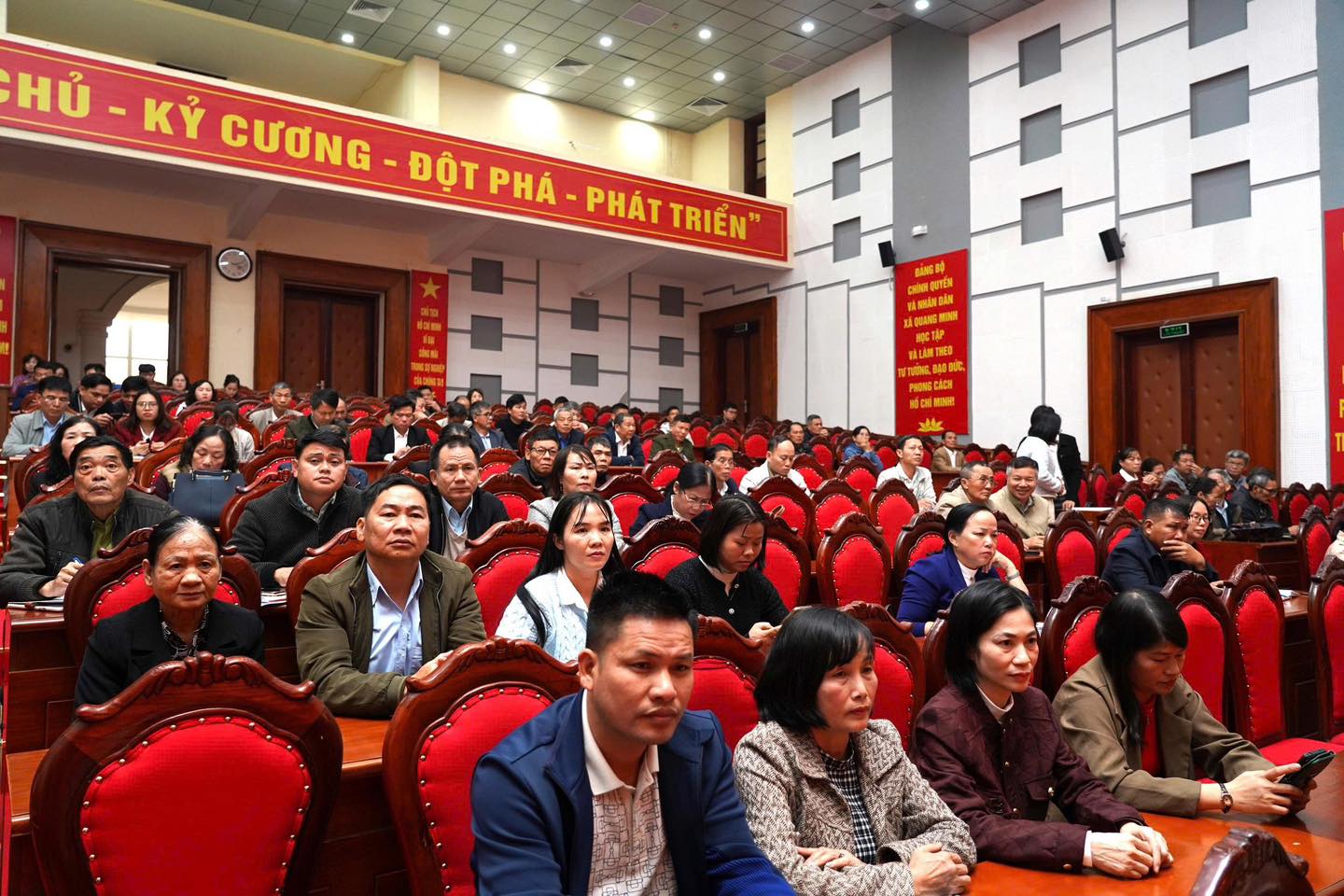 Xã Quang Minh tập huấn nghiệp vụ công tác bầu cử đại biểu Quốc hội khóa XVI và đại biểu HĐND các cấp nhiệm kỳ 2026 – 2031 - ảnh 1