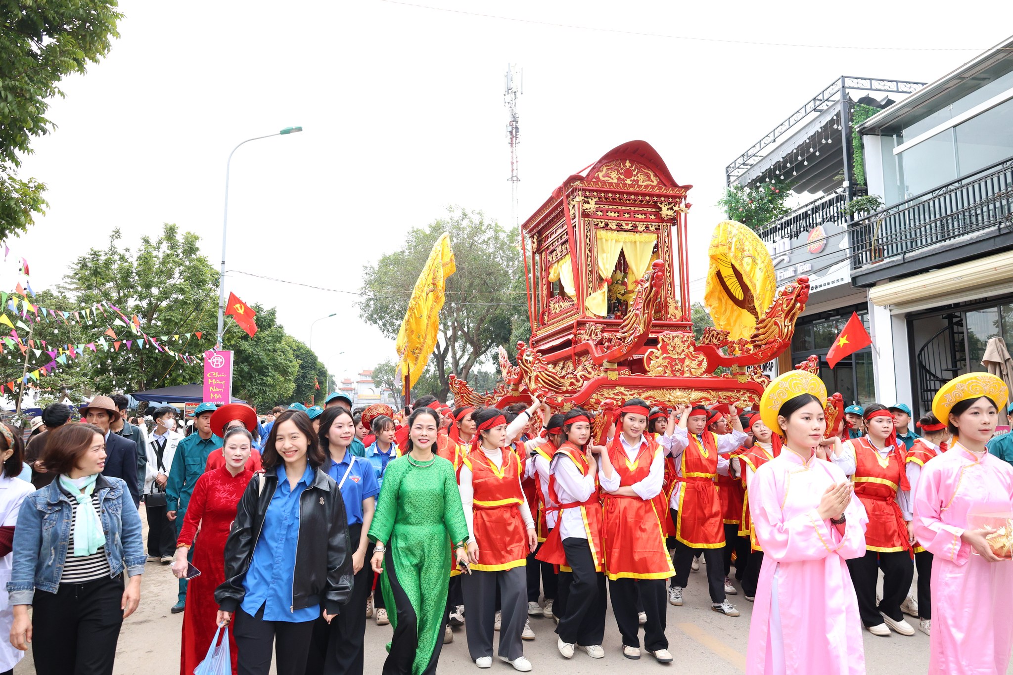 Xã Mê Linh sẵn sàng khai hội Đền Hai Bà Trưng vào mùng 6 tháng Giêng - ảnh 3