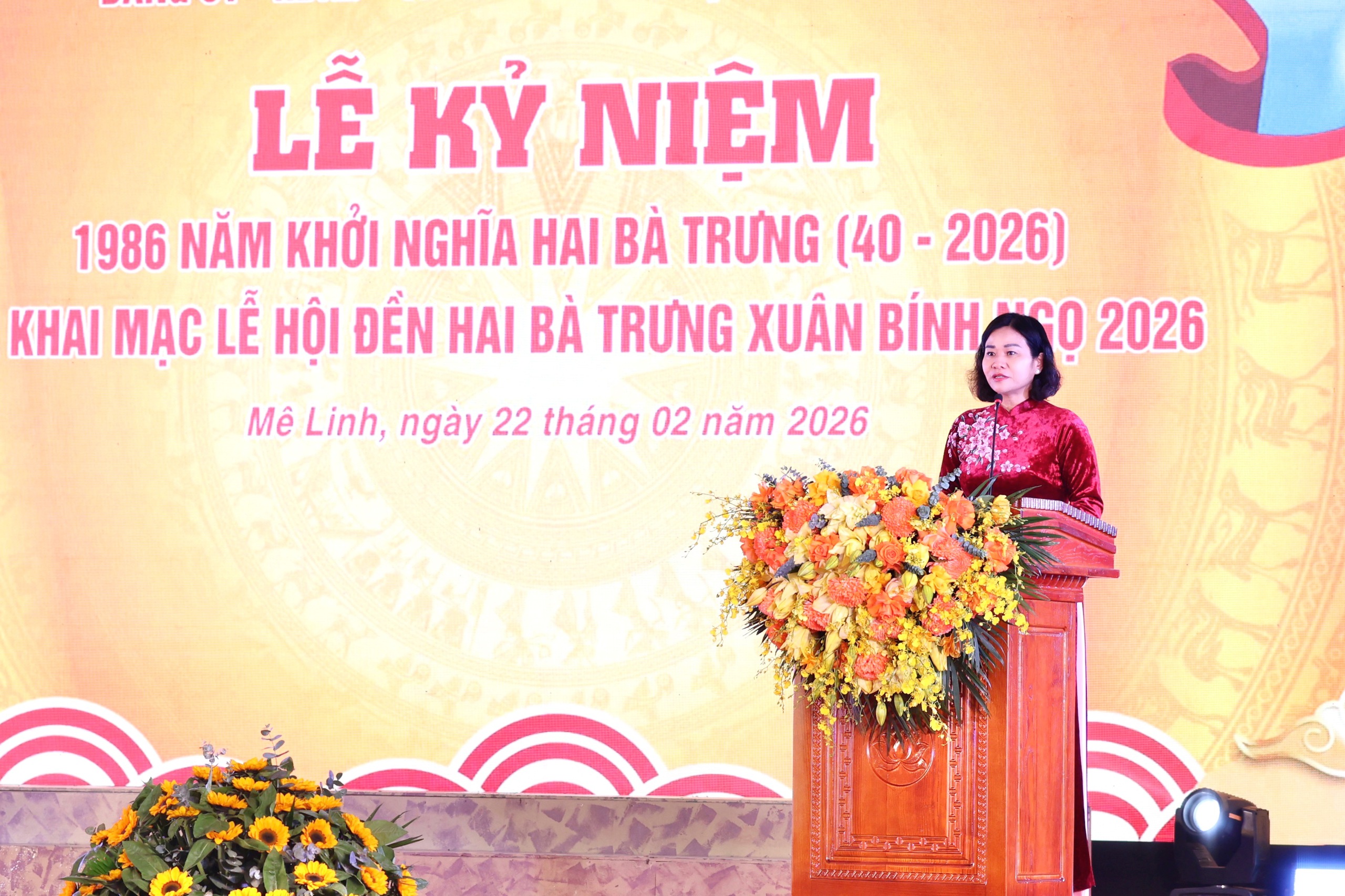 Khai hội Đền Hai Bà Trưng xuân Bính Ngọ 2026: Rạng rỡ hào khí Mê Linh - mảnh đất quê hương anh hùng - ảnh 2