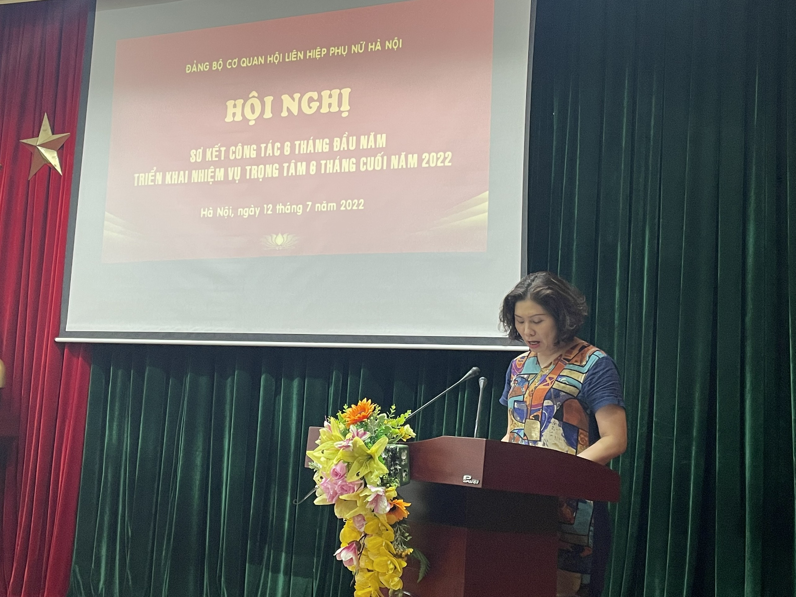 Đảng bộ cơ quan Hội LHPN Hà Nội: Sơ kết công tác Đảng 6 tháng đầu năm 2022 - ảnh 3