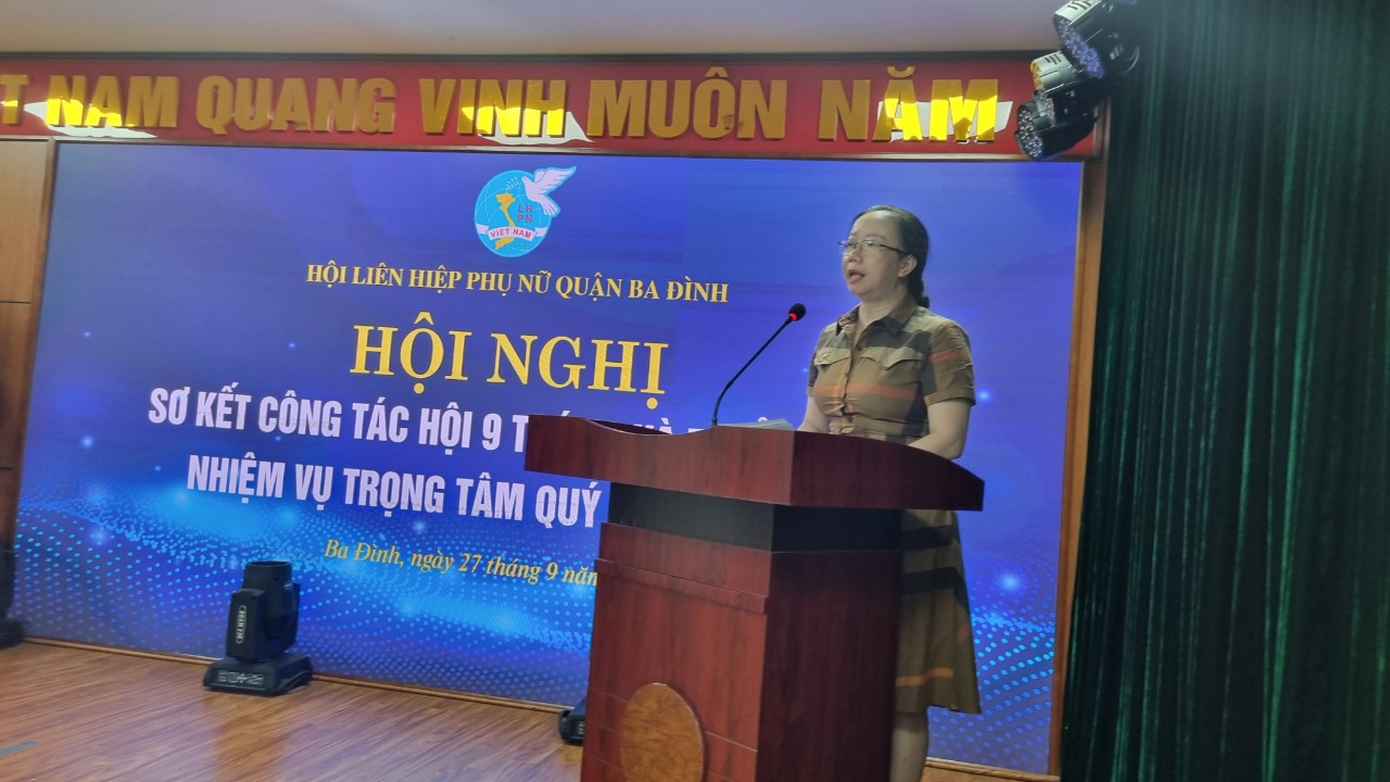 Hội LHPN quận Ba Đình: “Khác biệt để tỏa sáng” - ảnh 1