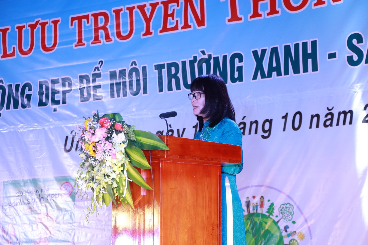 Hội LHPN huyện Ứng Hòa: “Lan tỏa hành động đẹp để môi trường xanh, sạch hơn” - ảnh 2