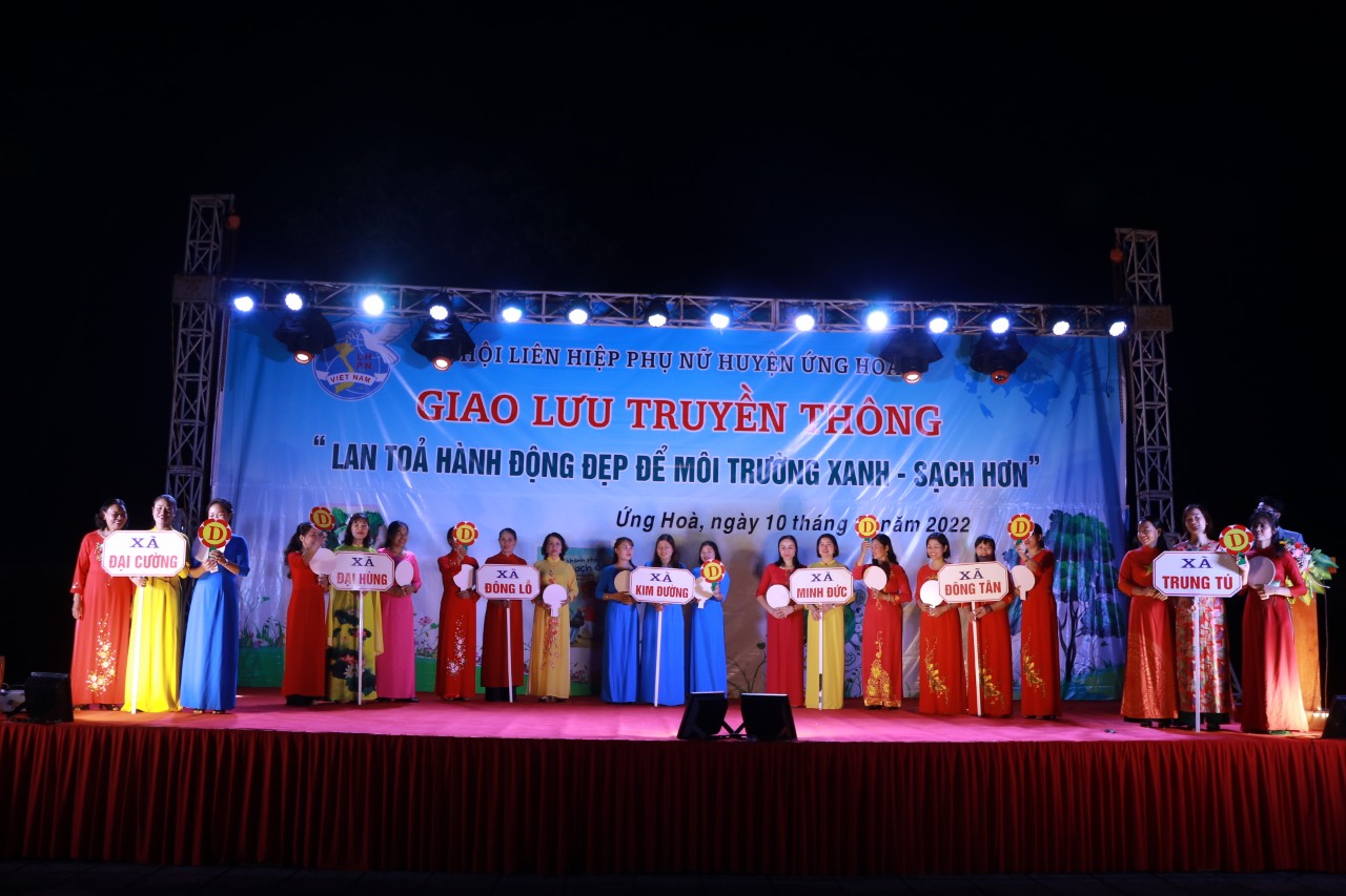 Hội LHPN huyện Ứng Hòa: “Lan tỏa hành động đẹp để môi trường xanh, sạch hơn” - ảnh 6