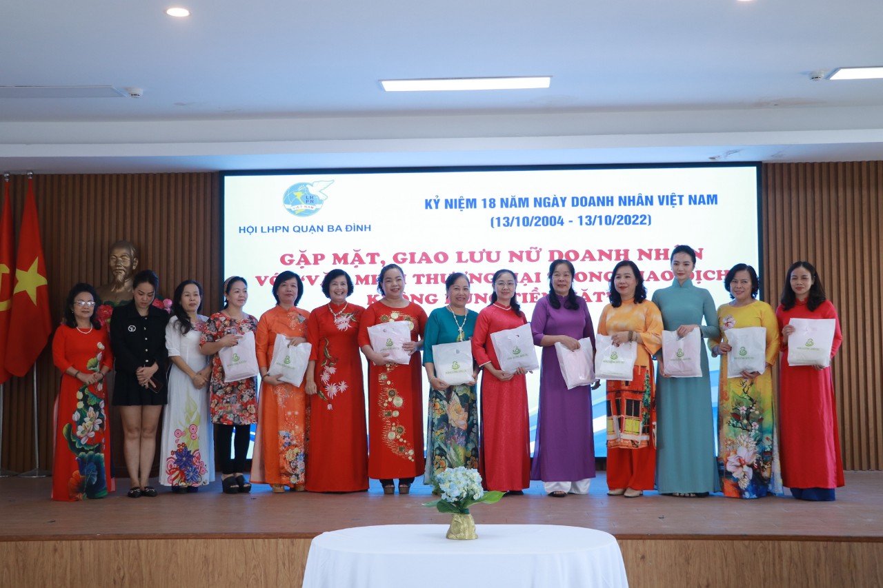 Hội LHPN quận Ba Đình: Gặp mặt, giao lưu với các nữ doanh nhân. - ảnh 1