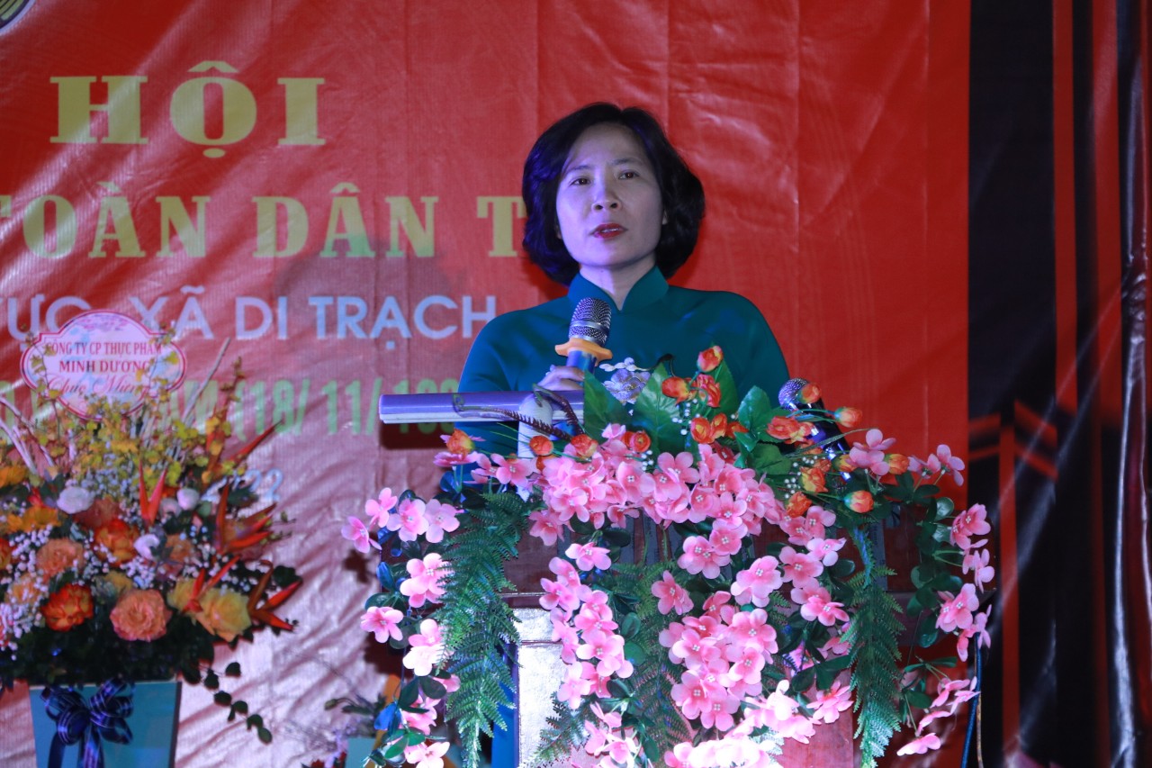 Thôn Vực, xã Di Trạch, huyện Hoài Đức: Sôi nổi “Ngày hội Đại đoàn kết toàn dân tộc” - ảnh 3