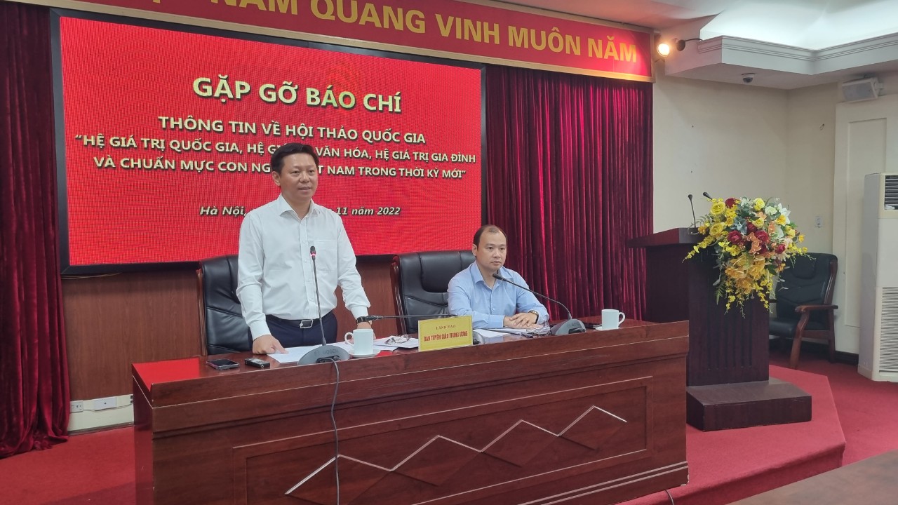 Ngày 29/11 diễn ra hội thảo quốc gia về gia đình và chuẩn mực con người Việt Nam trong thời kỳ mới - ảnh 1