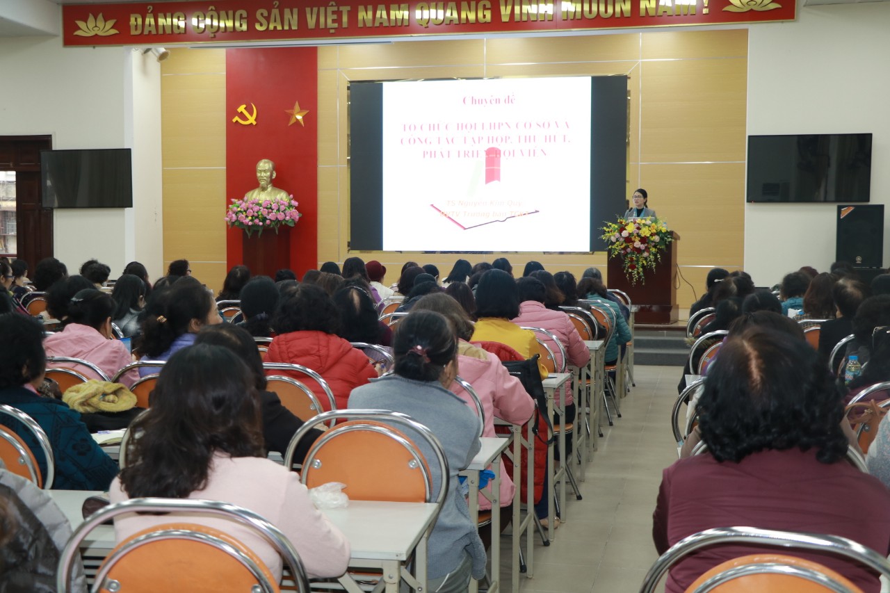 Hội LHPN quận Đống Đa: Tập huấn nghiệp vụ công tác Hội năm 2023 - ảnh 4