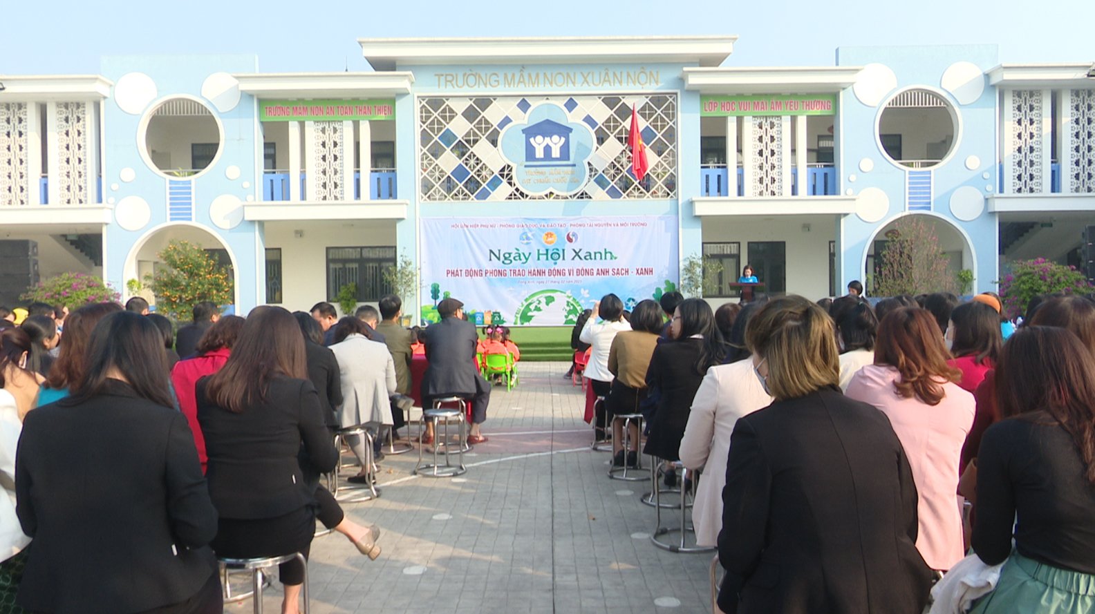 Hội LHPN huyện Đông Anh: “Phát động phong trào hành động vì Đông Anh Sạch-Xanh” - ảnh 3