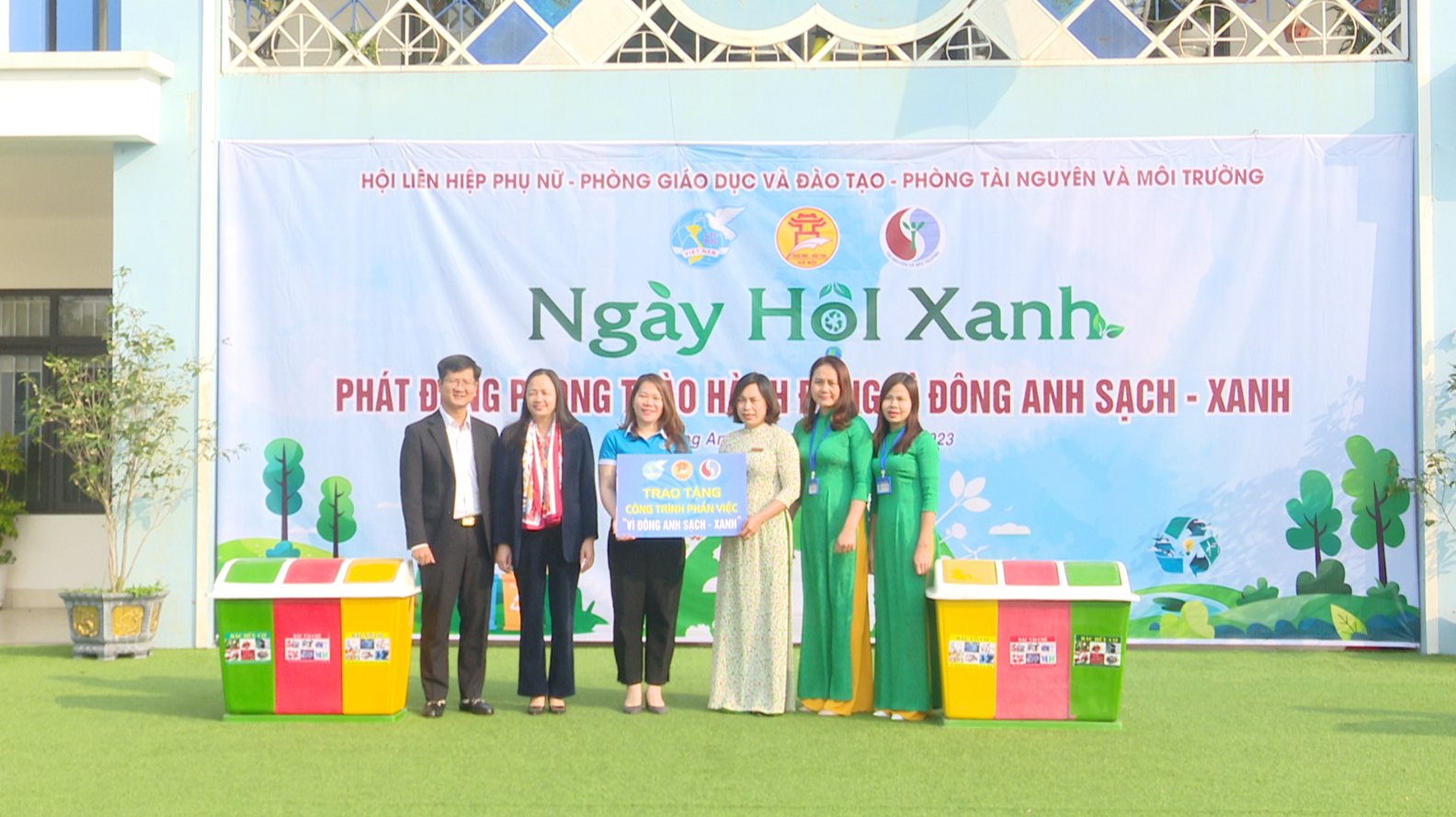 Hội LHPN huyện Đông Anh: “Phát động phong trào hành động vì Đông Anh Sạch-Xanh” - ảnh 9