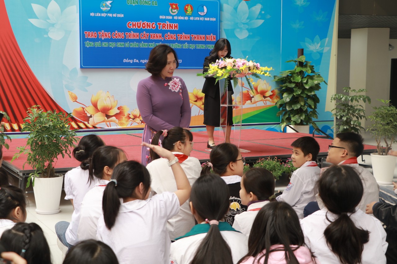 Hội LHPN quận Đống Đa: Phát động Cuộc thi Đoạn đường, tuyến phố, sân chơi bích họa, nở hoa năm 2023 - ảnh 13