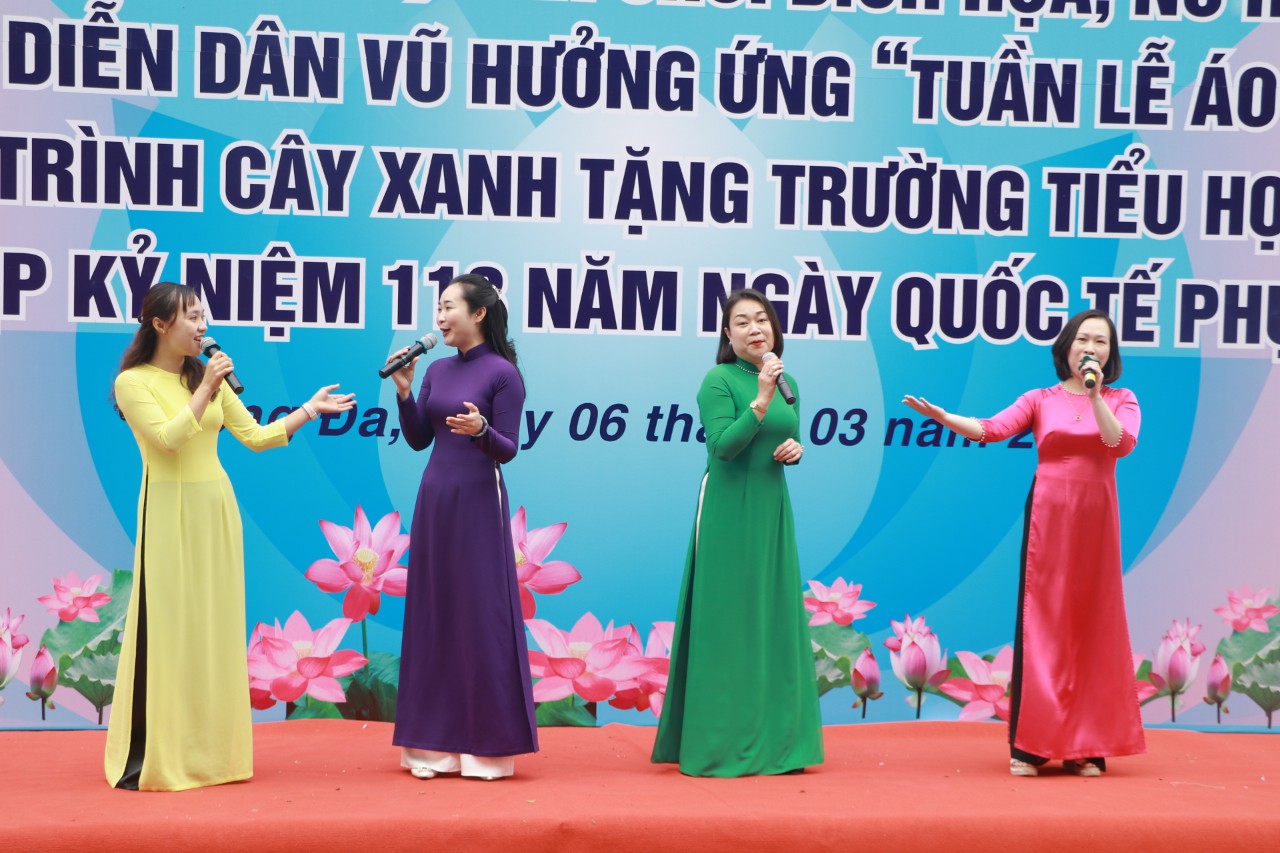 Hội LHPN quận Đống Đa: Phát động Cuộc thi Đoạn đường, tuyến phố, sân chơi bích họa, nở hoa năm 2023 - ảnh 6