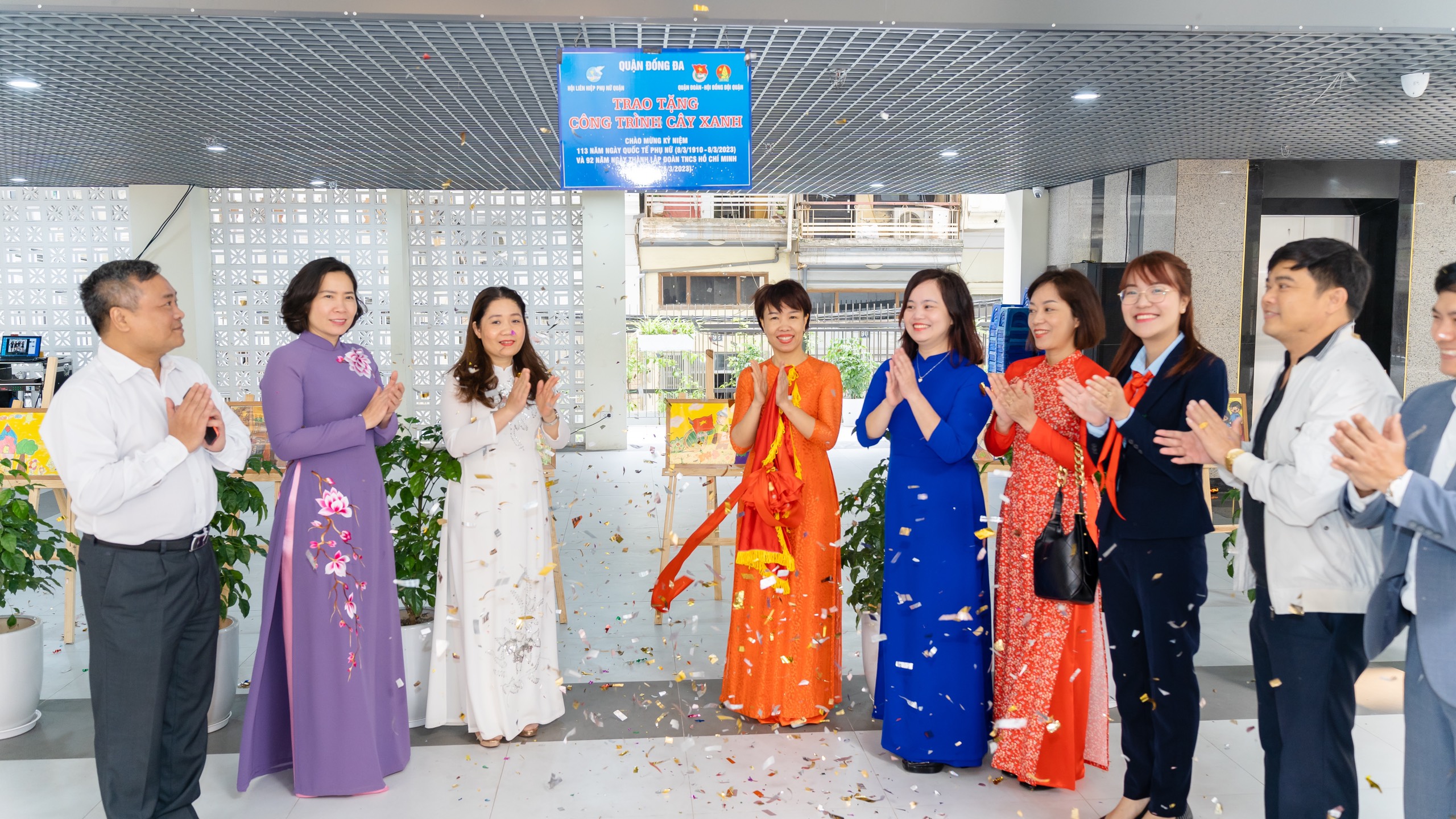 Hội LHPN quận Đống Đa: Phát động Cuộc thi Đoạn đường, tuyến phố, sân chơi bích họa, nở hoa năm 2023 - ảnh 9