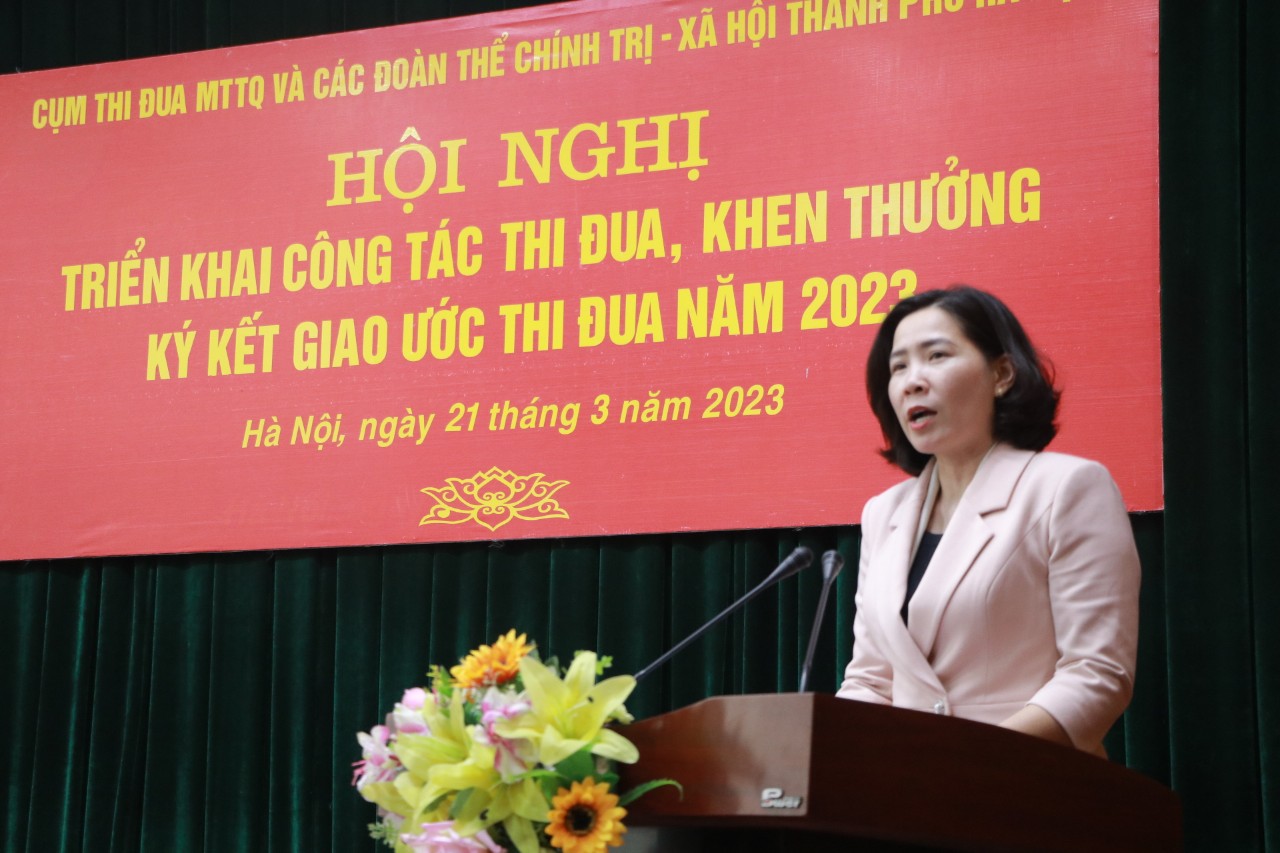 Triển khai công tác thi đua, khen thưởng và ký kết giao ước thi đua năm 2023 - ảnh 2