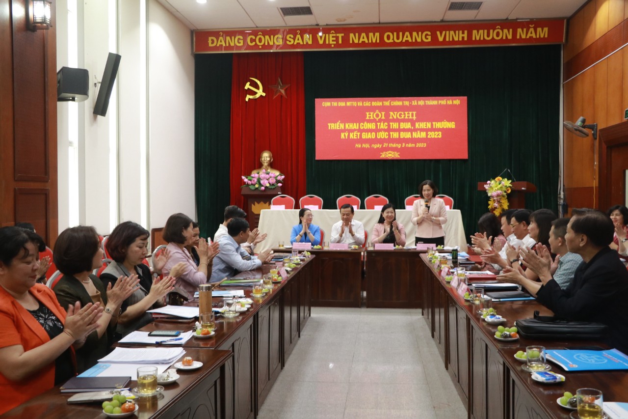 Triển khai công tác thi đua, khen thưởng và ký kết giao ước thi đua năm 2023 - ảnh 5