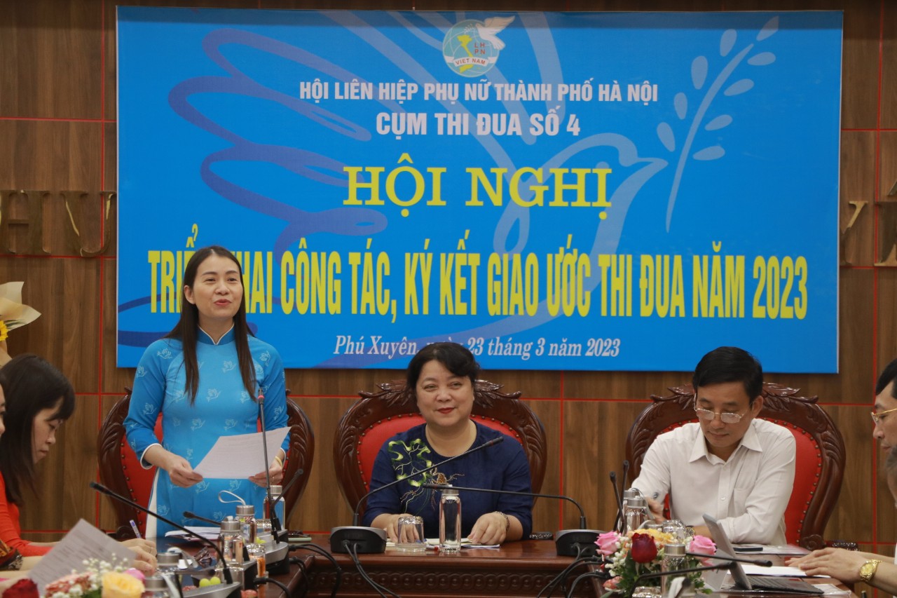 Cam kết thi đua triển khai các công trình phần việc vì phụ nữ, trẻ em - ảnh 1