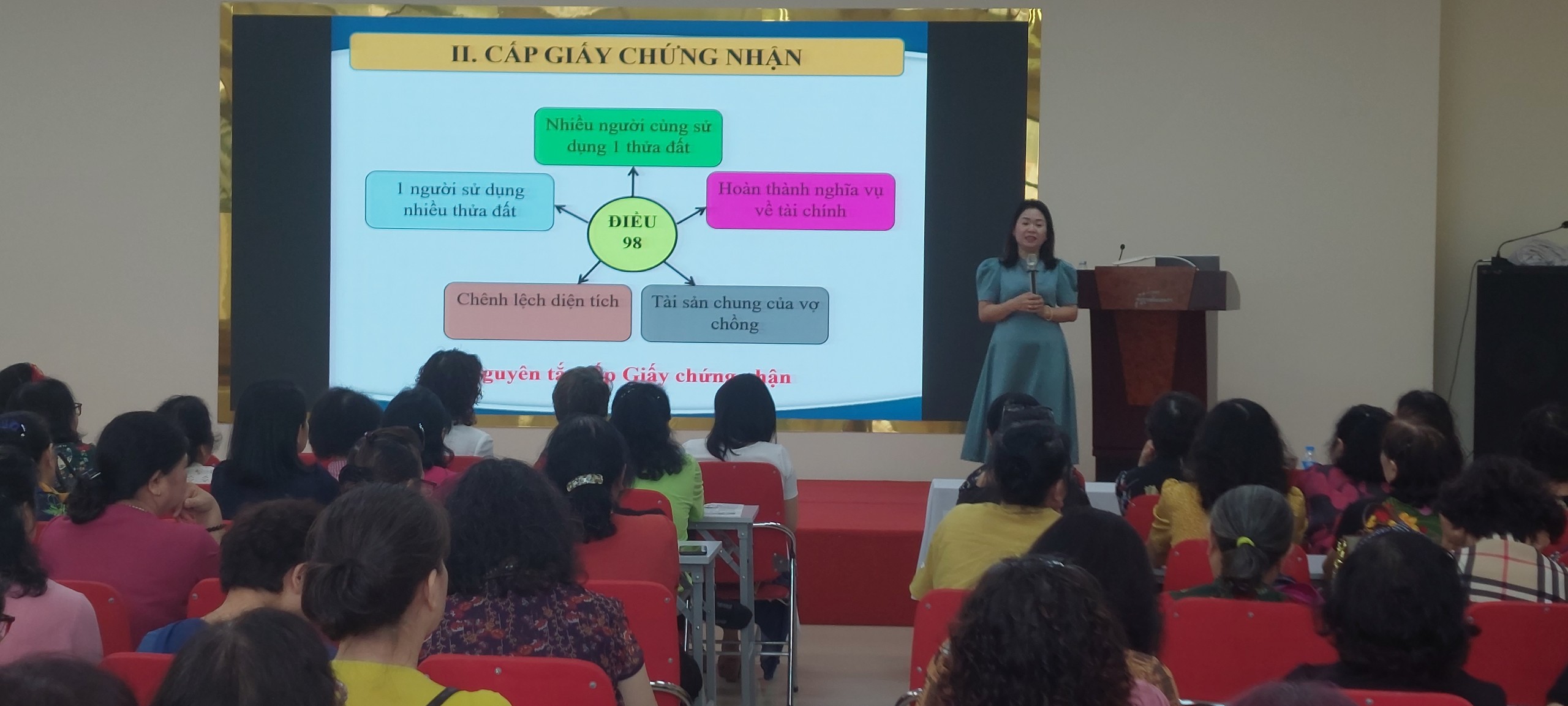 Hội LHPN quận Ba Đình:Trang bị kiến thức về quyền và lợi ích trong sử dụng đất - ảnh 1