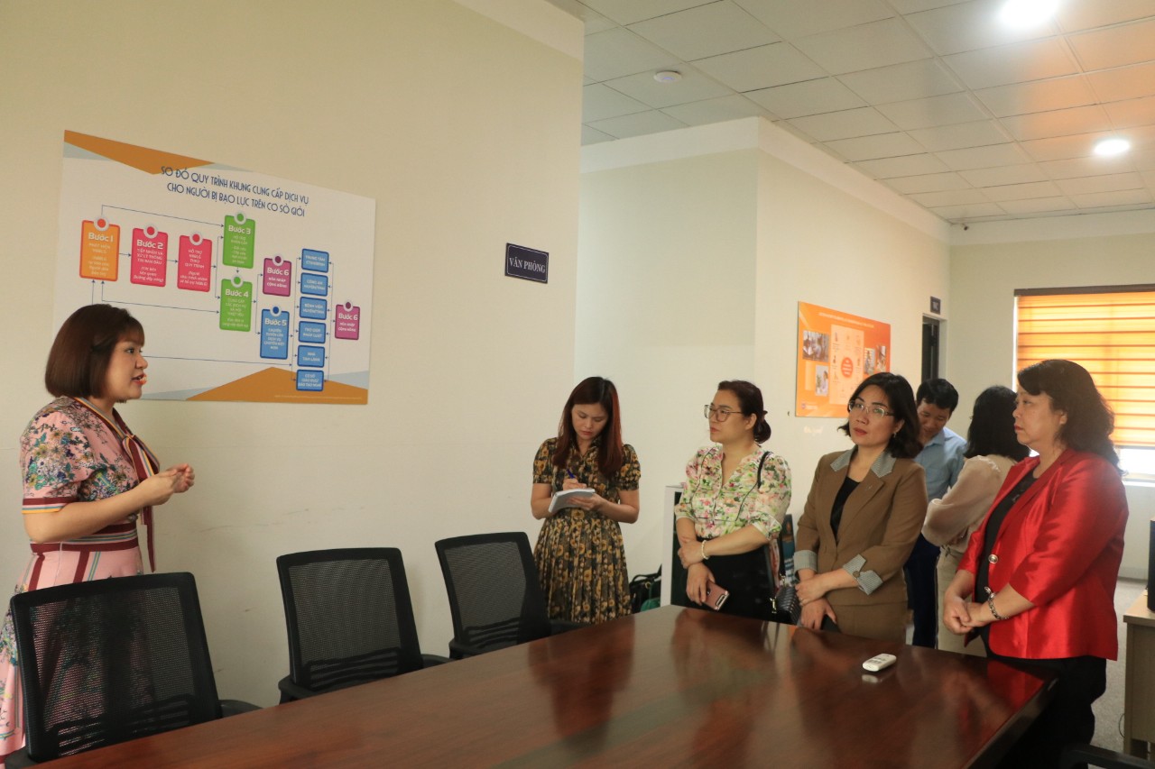Trao đổi kinh nghiệm triển khai mô hình liên ngành hỗ trợ phòng, chống bạo lực đối với phụ nữ và trẻ em tại Quảng Ninh - ảnh 10