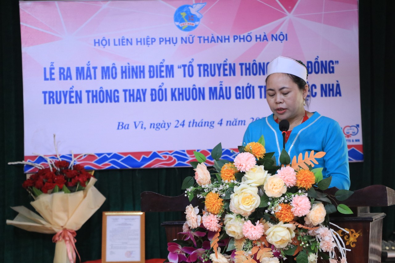 Hội LHPN Hà Nội: Ra mắt mô hình điểm “Tổ truyền thông cộng đồng” tại xã Ba Trại, huyện Ba Vì - ảnh 3