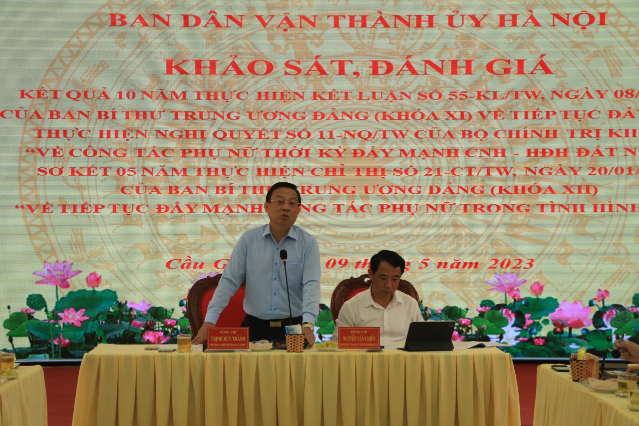 Quận Cầu Giấy: Tỷ lệ cán bộ nữ tham gia cấp ủy trong nhóm cao nhất Thành phố - ảnh 4