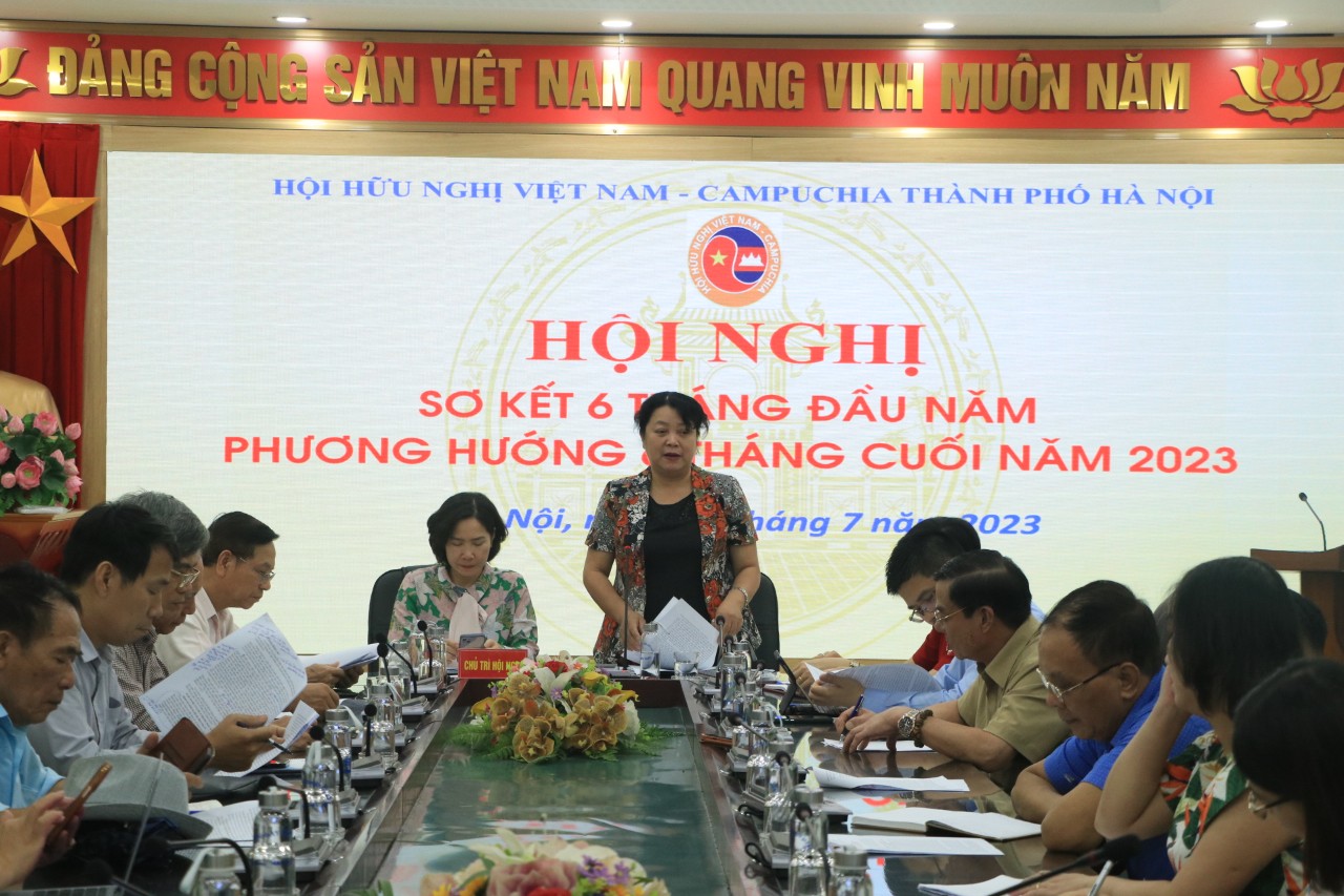 Hội Hữu nghị Việt Nam-Campuchia thành phố Hà Nội: 5 nhiệm vụ trọng tâm 6 tháng cuối năm 2023 - ảnh 2
