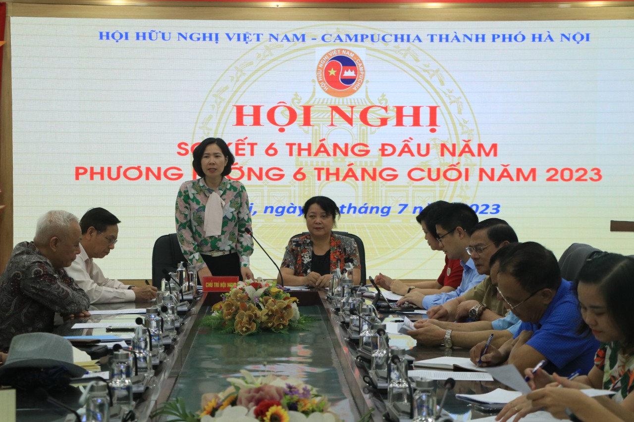 Hội Hữu nghị Việt Nam-Campuchia thành phố Hà Nội: 5 nhiệm vụ trọng tâm 6 tháng cuối năm 2023 - ảnh 1