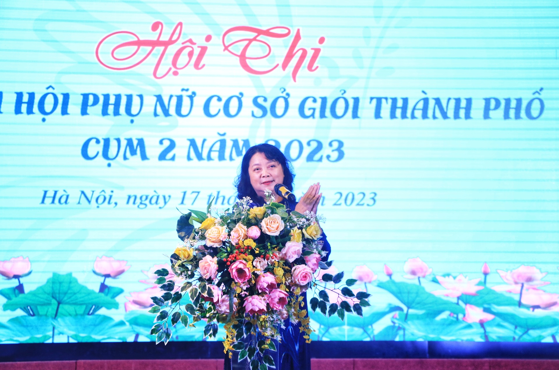 Thí sinh giành giải Nhất mang tới hội thi Chủ tịch Hội Phụ nữ cơ sở giỏi cụm 2 điều gì? - ảnh 3