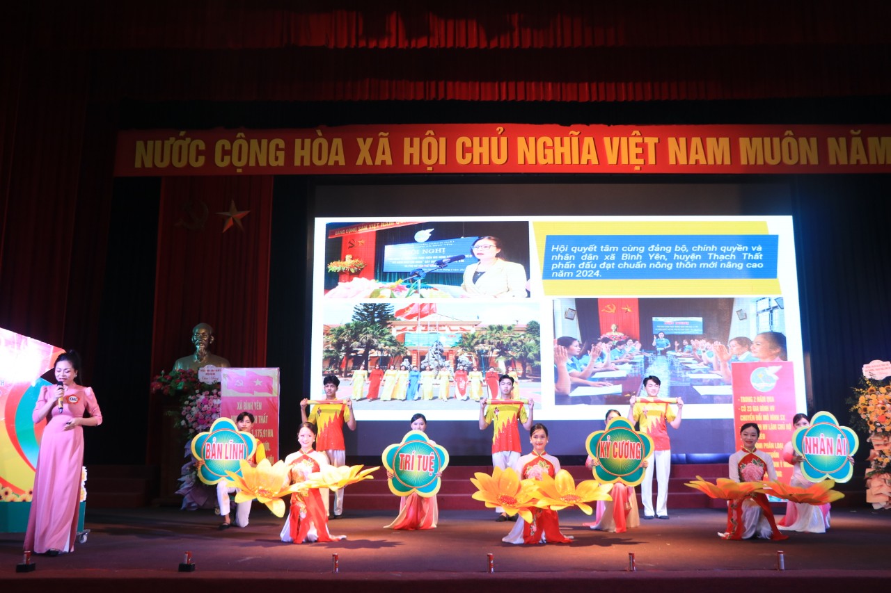 Thí sinh giành giải Nhất mang tới hội thi Chủ tịch Hội Phụ nữ cơ sở giỏi cụm 2 điều gì? - ảnh 7