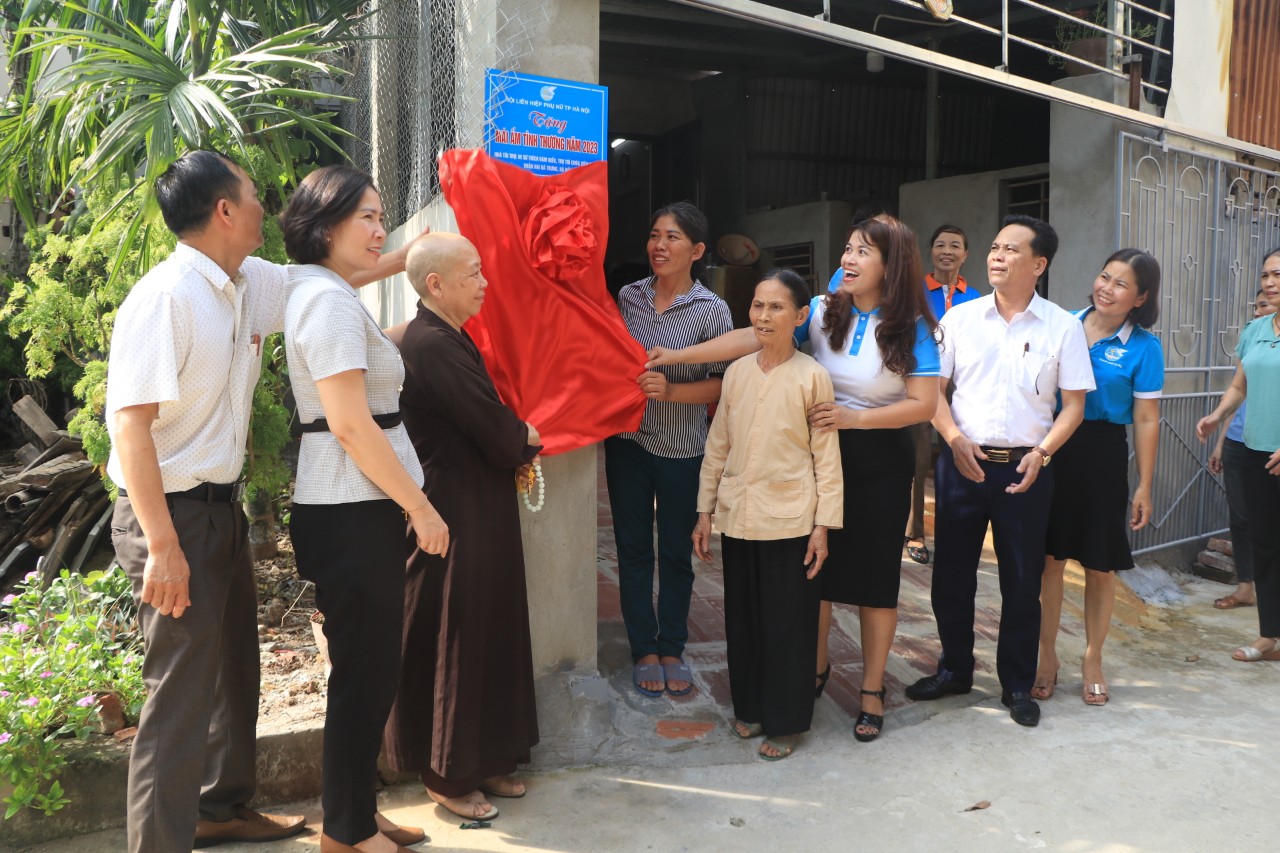 Mái ấm mang yêu thương của Hội tặng phụ nữ nghèo Hoài Đức - ảnh 1
