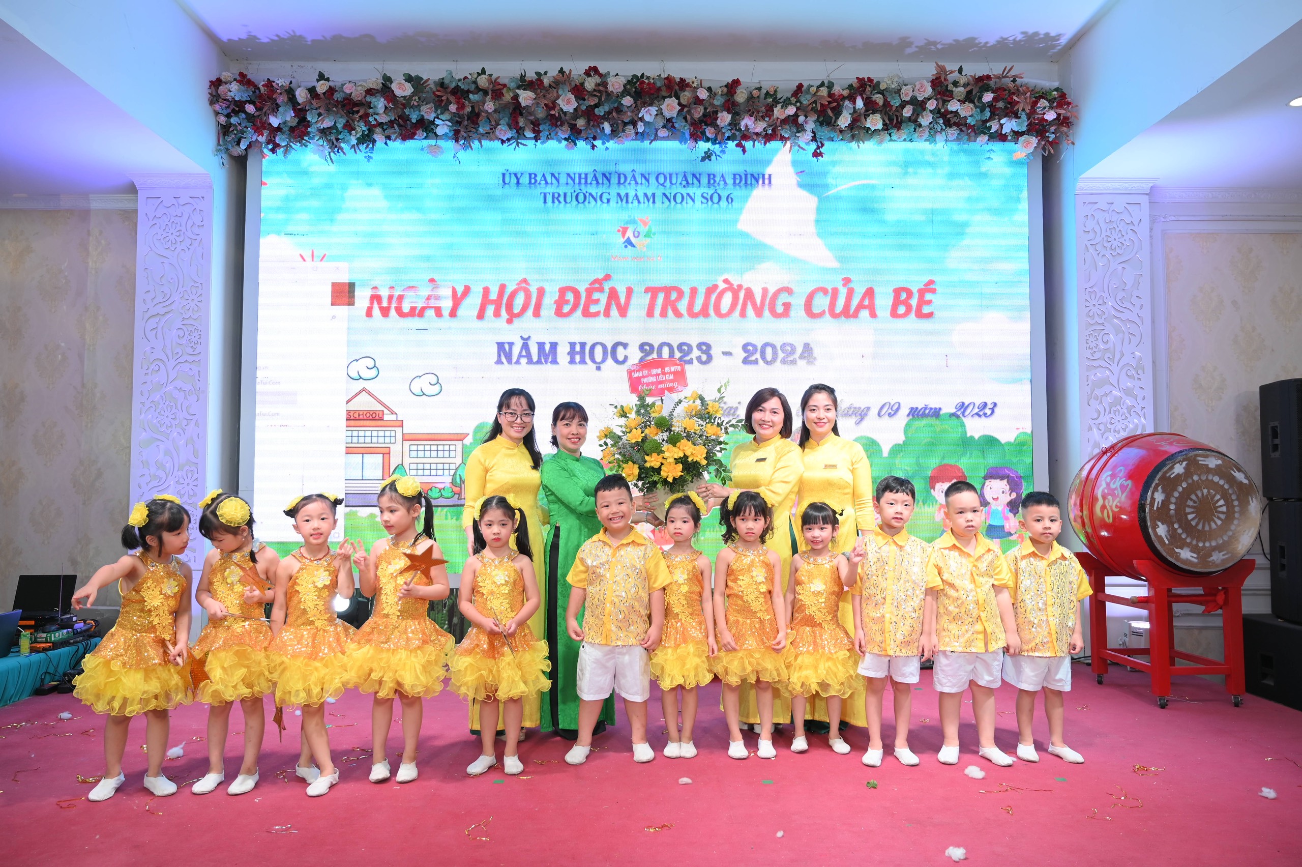 Trường Mầm non số 6, quận Ba Đình: Tưng bừng đón chào năm học mới - ảnh 4
