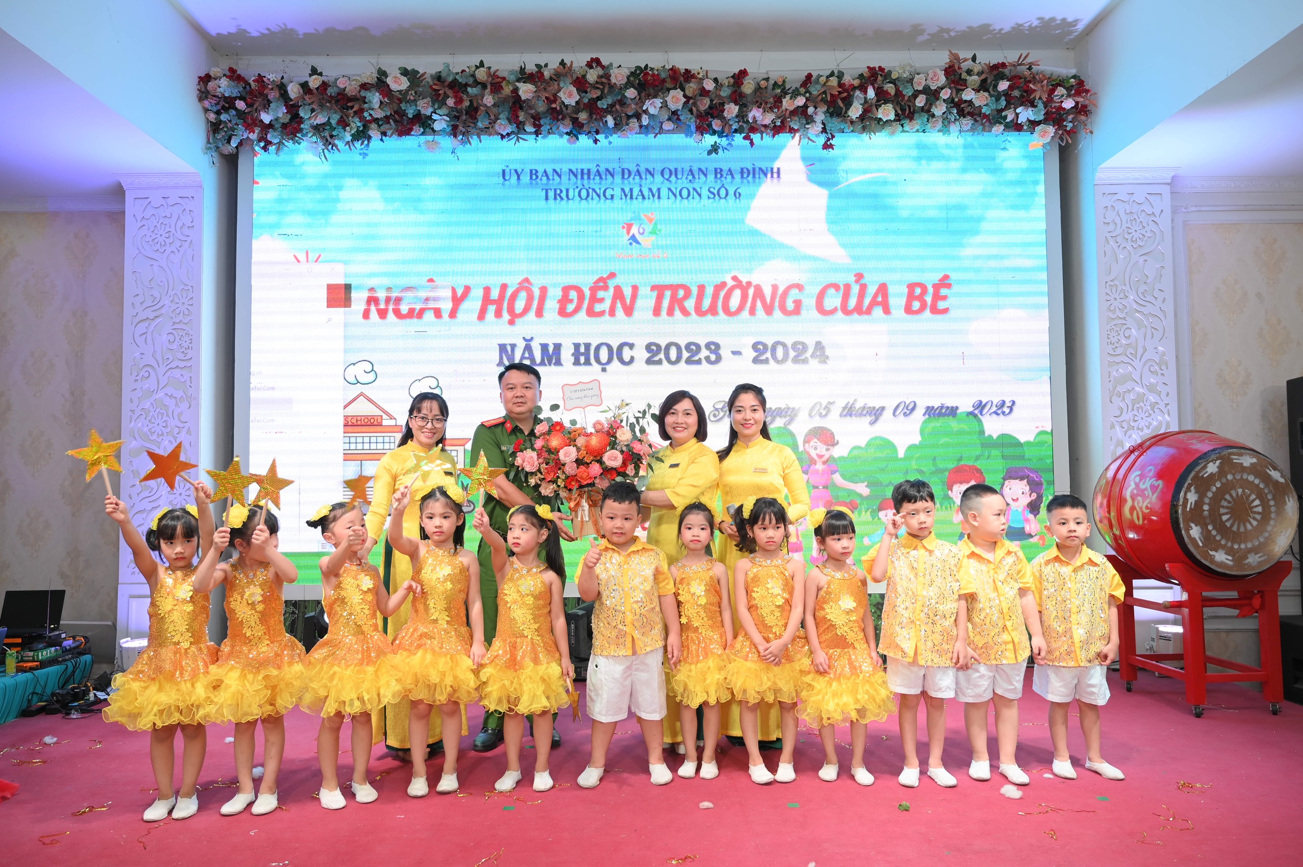 Trường Mầm non số 6, quận Ba Đình: Tưng bừng đón chào năm học mới - ảnh 3