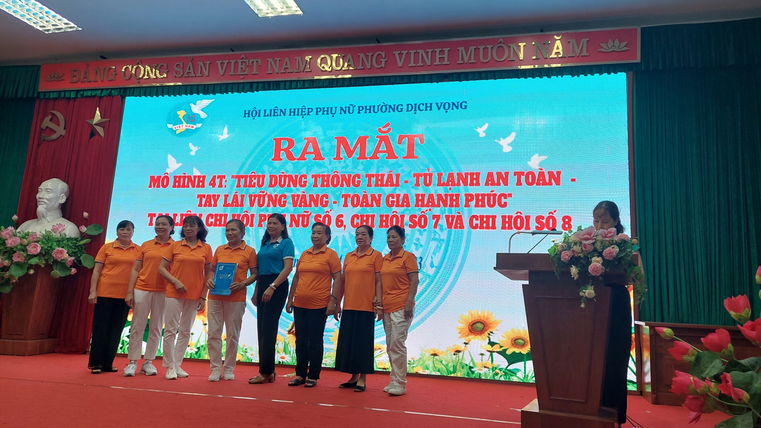 Hội LHPN quận Cầu Giấy: Ra mắt mô hình 4T tại phường Dịch Vọng - ảnh 1