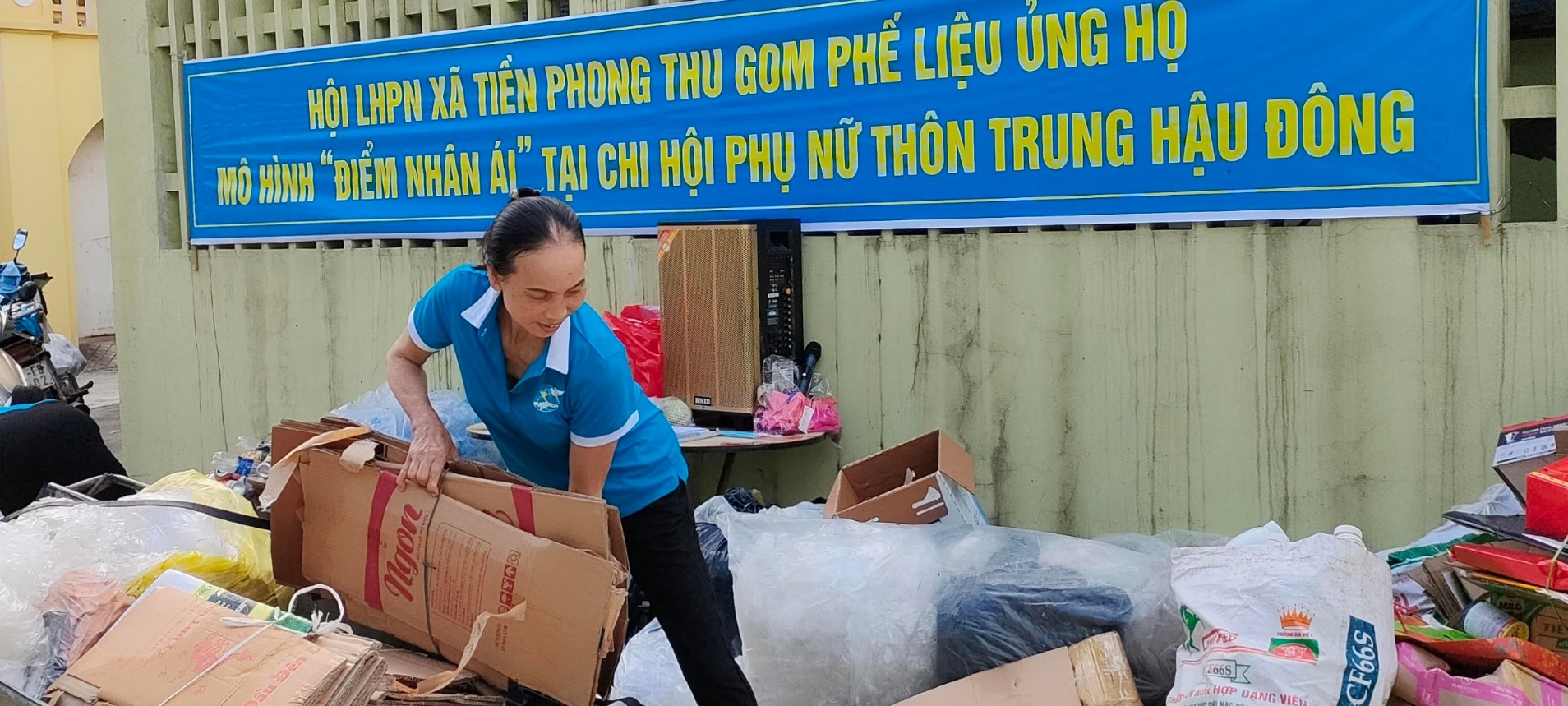 Hội LHPN huyện Mê Linh: Đa dạng các hoạt động bảo vệ môi trường - ảnh 6