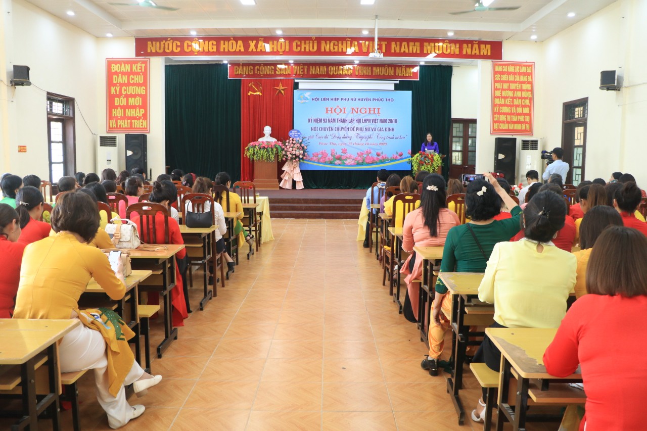 Hội LHPN huyện Phúc Thọ: Đa dạng các hoạt động kỷ niệm “Ngày hội của giới nữ“ - ảnh 3