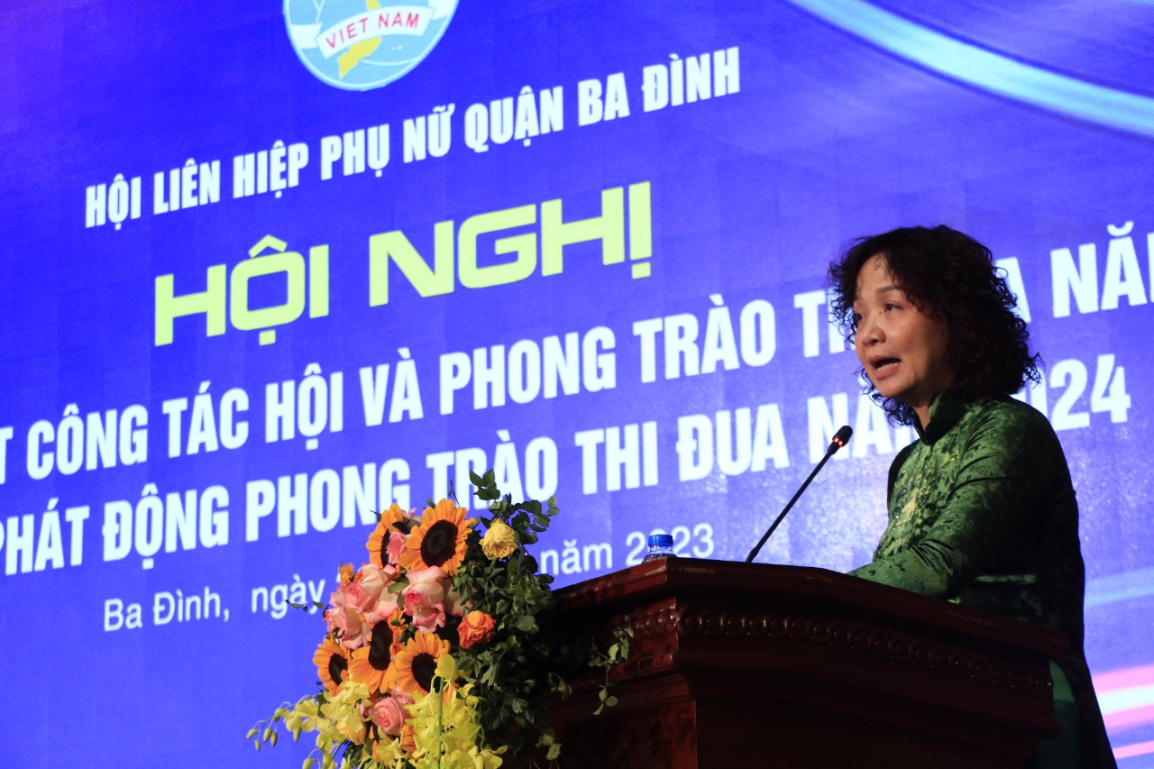 Hội LHPN quận Ba Đình: “Hành động để thành công - Sáng tạo để phát triển - Khác biệt để tỏa sáng” năm 2023 - ảnh 9