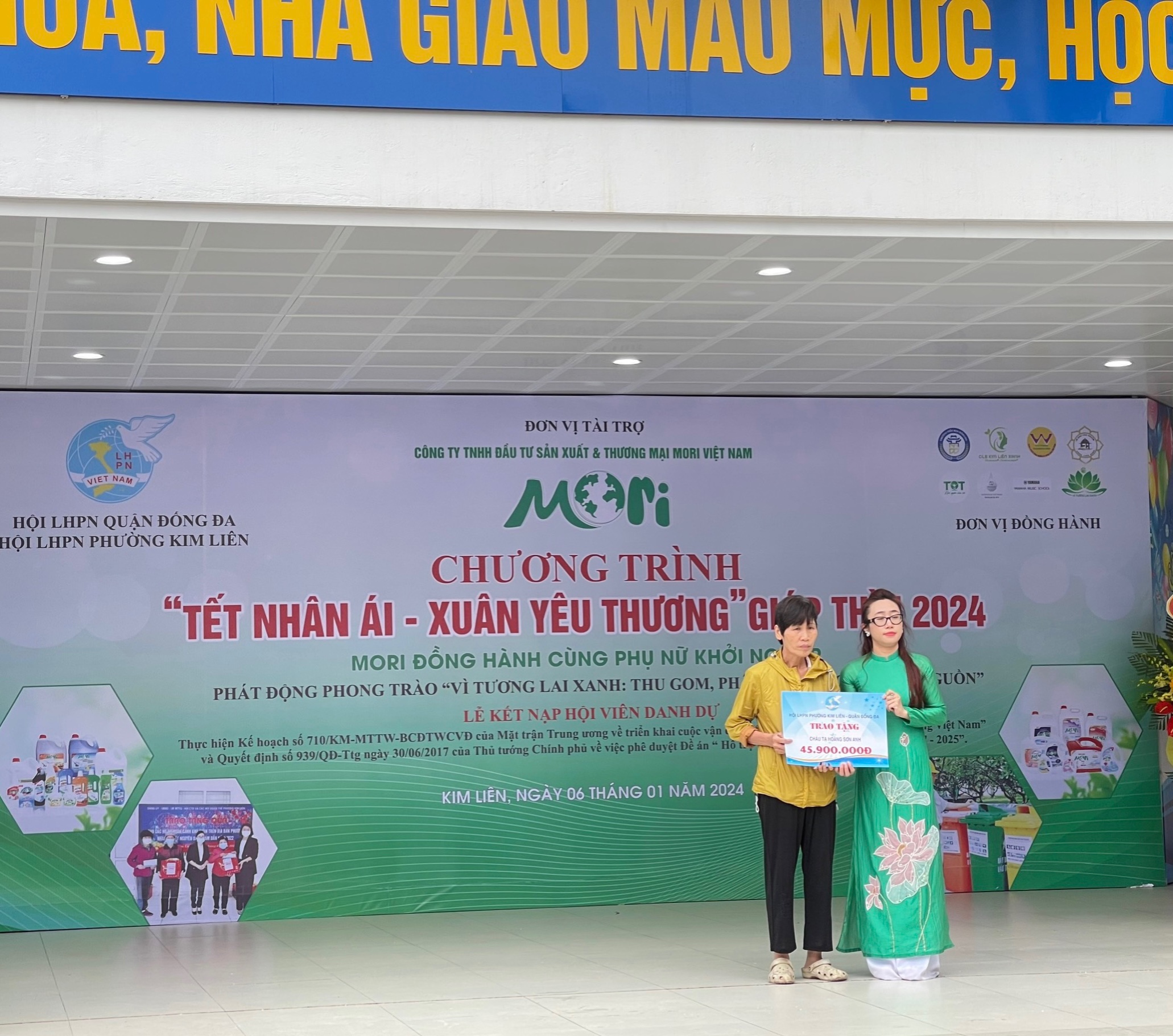 “Tết nhân ái-Xuân yêu thương” của phụ nữ phường Kim Liên - ảnh 3
