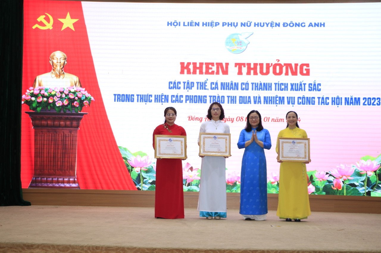 Hội LHPN huyện Đông Anh: Phát động 8 nội dung trọng tâm thi đua yêu nước năm 2024 - ảnh 1