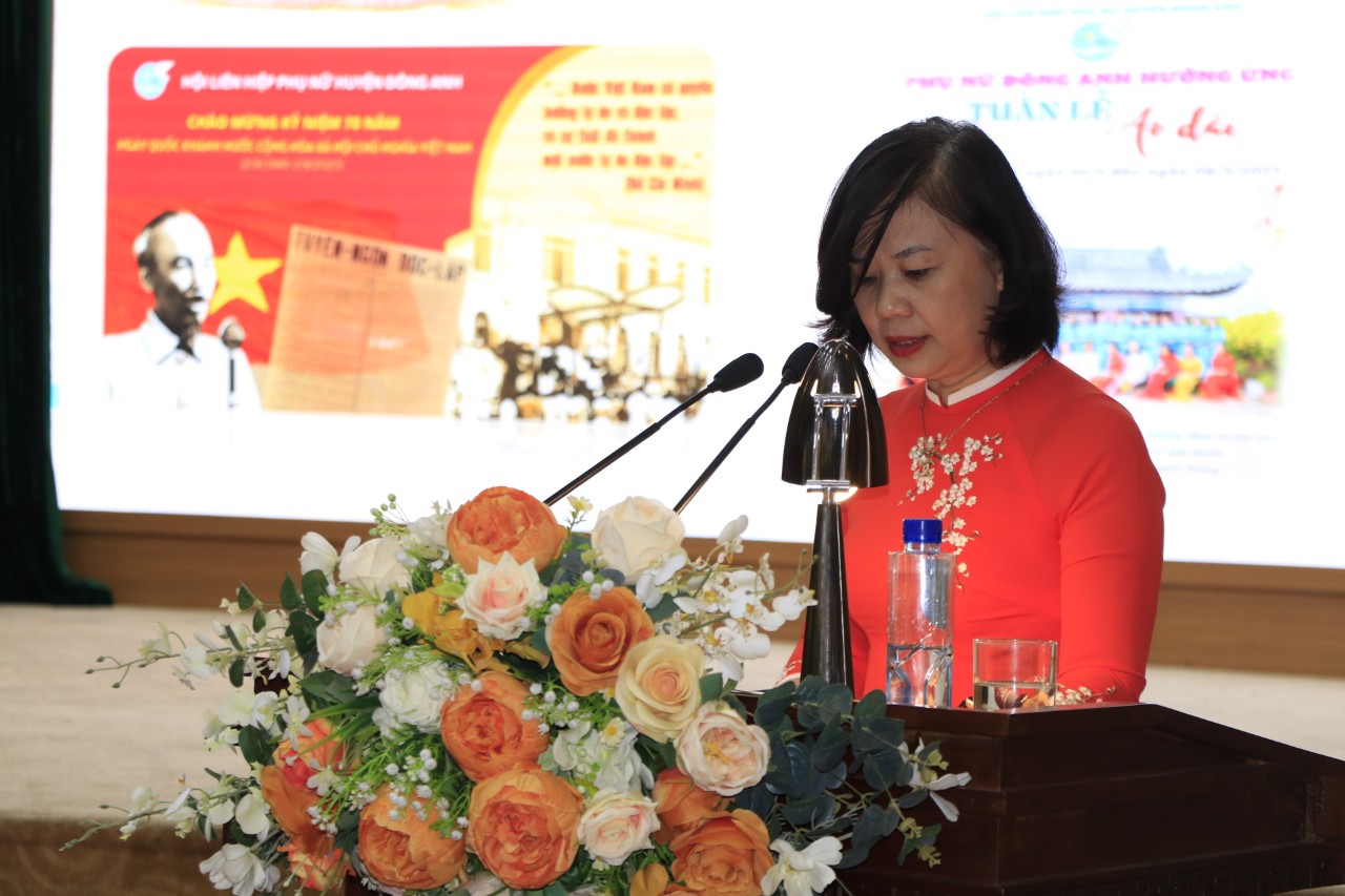 Hội LHPN huyện Đông Anh: Phát động 8 nội dung trọng tâm thi đua yêu nước năm 2024 - ảnh 2