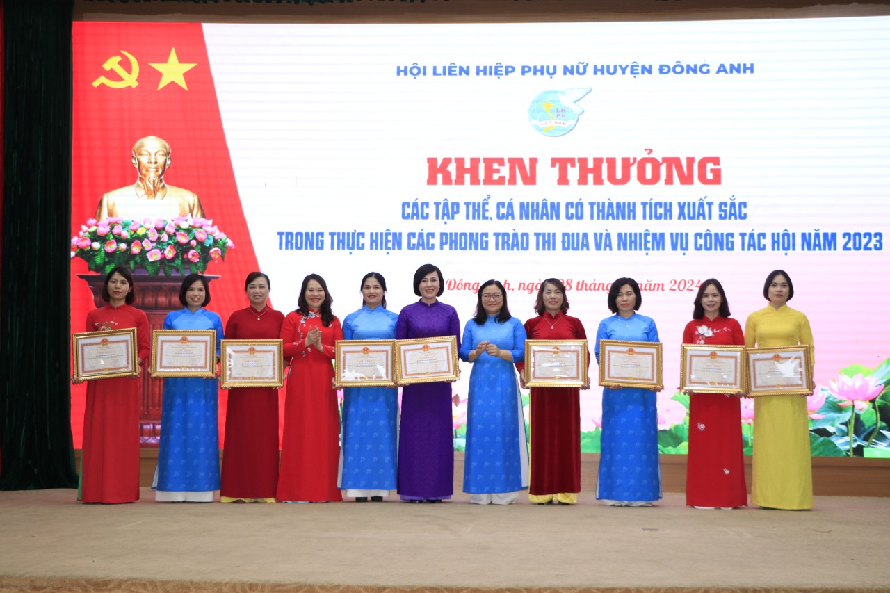 Hội LHPN huyện Đông Anh: Phát động 8 nội dung trọng tâm thi đua yêu nước năm 2024 - ảnh 4