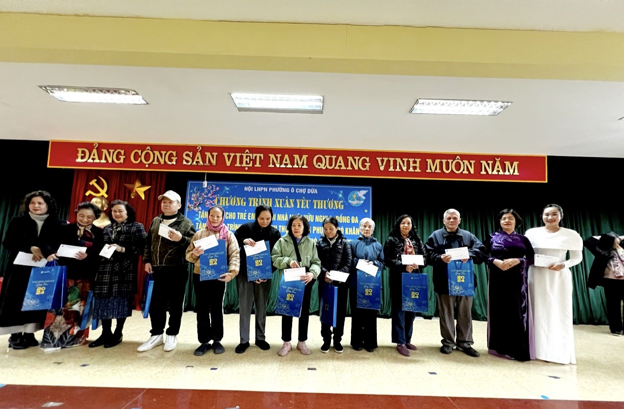 “Xuân yêu thương” của phụ nữ phường Ô Chợ Dừa - ảnh 3