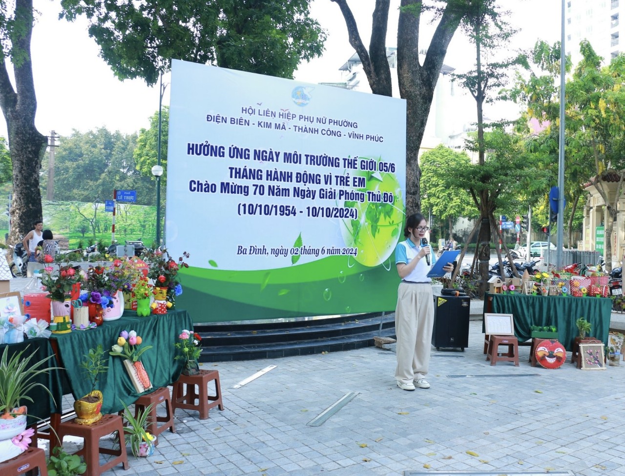 Phụ nữ Ba Đình tích cực hưởng ứng Ngày môi trường thế giới và Tháng hành động vì trẻ em - ảnh 2