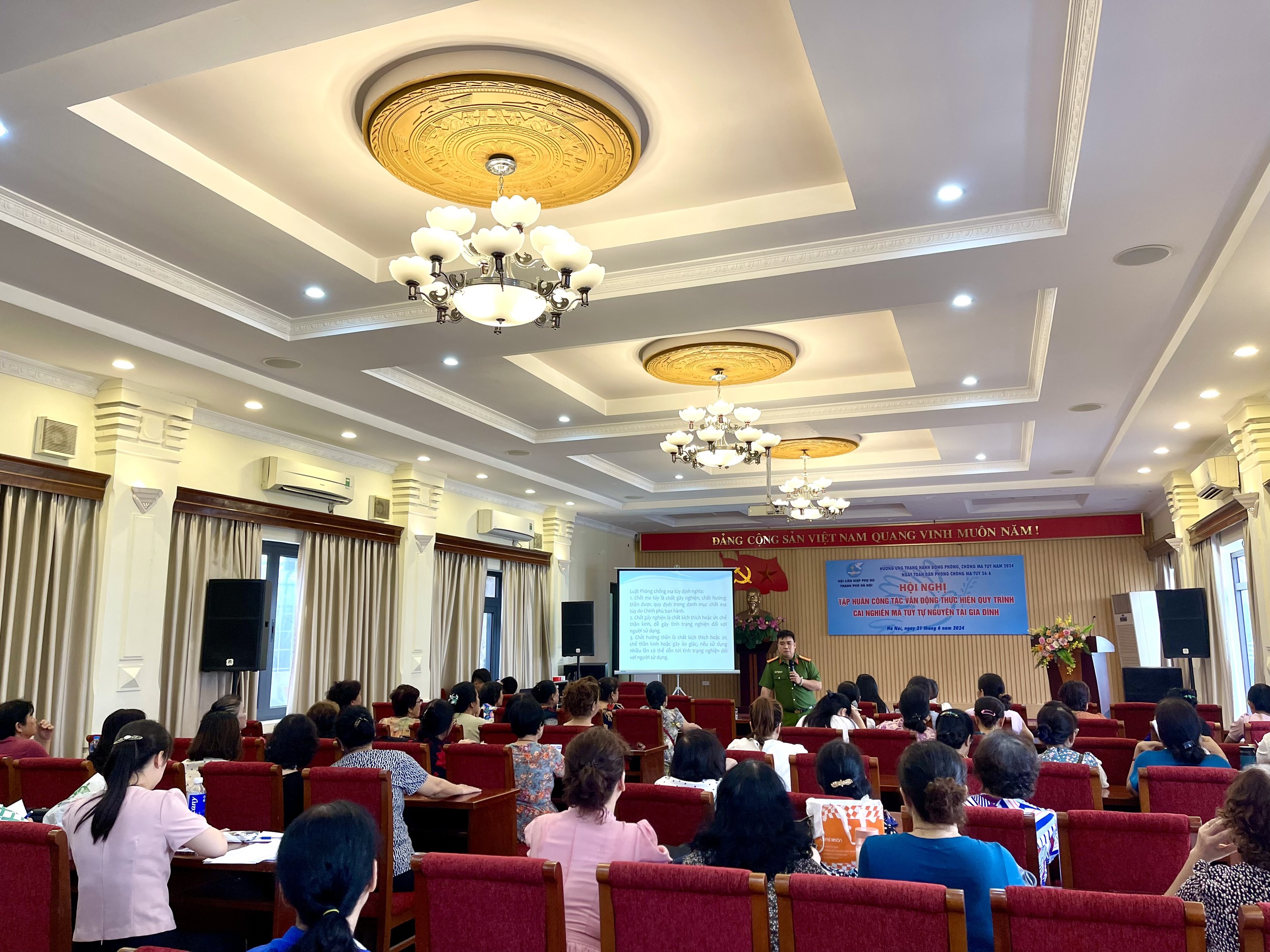 Hội LHPN quận Đống Đa: Tập huấn công tác phòng, chống ma túy năm 2024 - ảnh 2