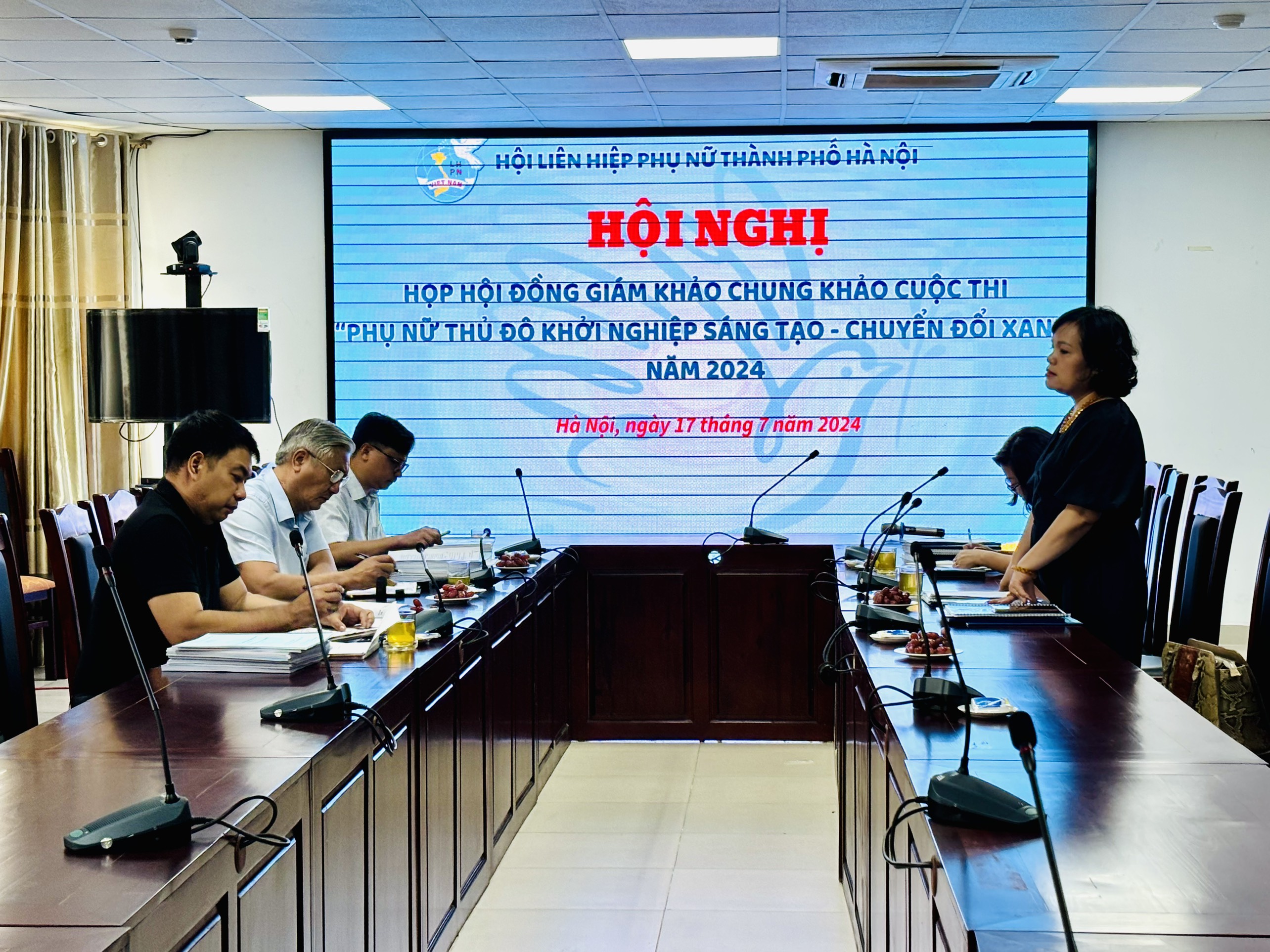 Ngày 06/8, thi thuyết trình Dự án vào chung khảo cuộc thi “Phụ nữ Thủ đô khởi nghiệp sáng tạo - chuyển đổi xanh“ - ảnh 3