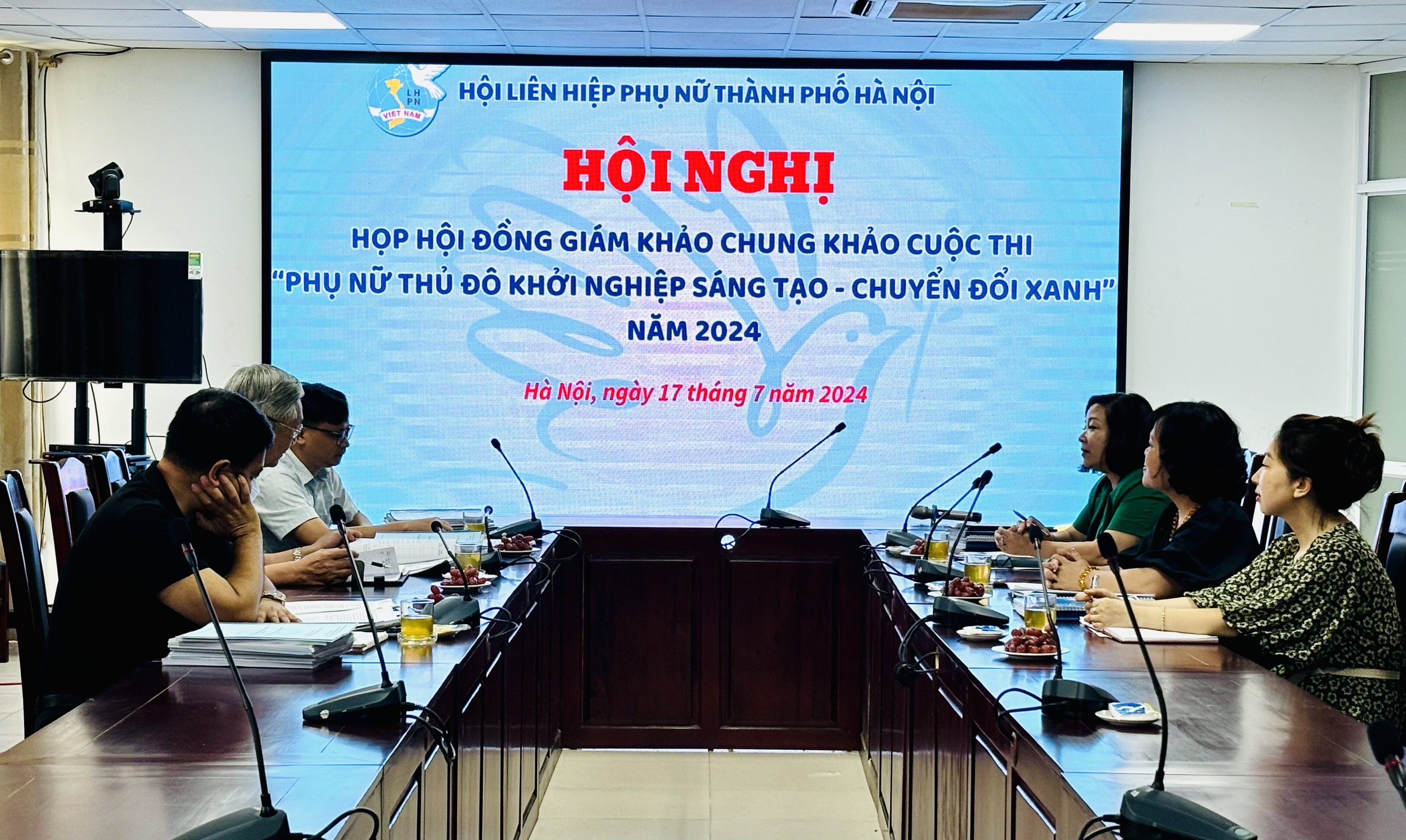 Ngày 06/8, thi thuyết trình Dự án vào chung khảo cuộc thi “Phụ nữ Thủ đô khởi nghiệp sáng tạo - chuyển đổi xanh“ - ảnh 1